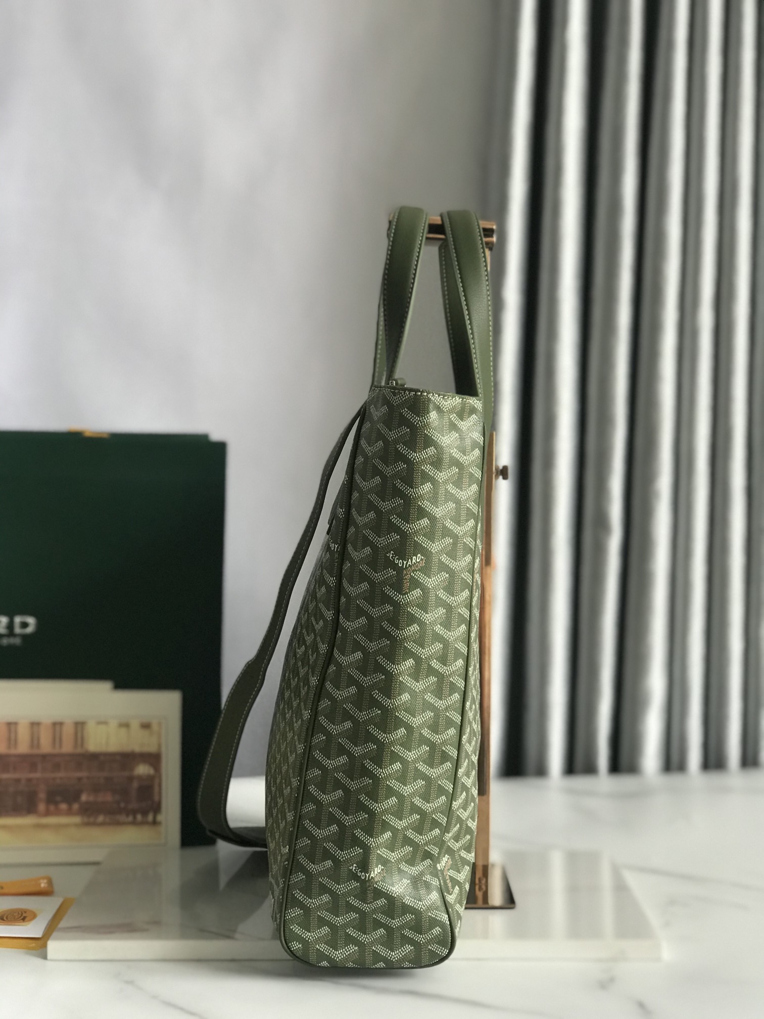 [TOP] Goyard Villette Tote Bag  38*35*11.5cm - Green