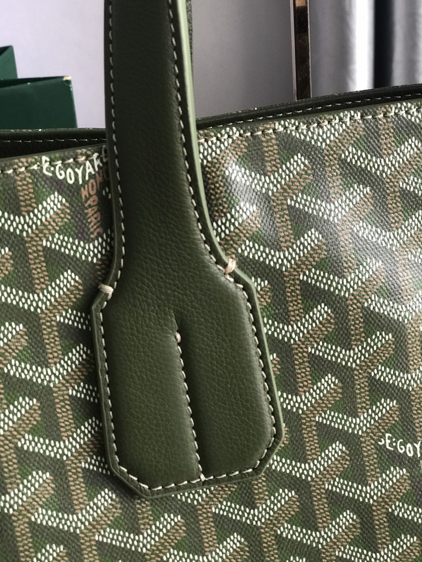 [TOP] Goyard Villette Tote Bag  38*35*11.5cm - Green