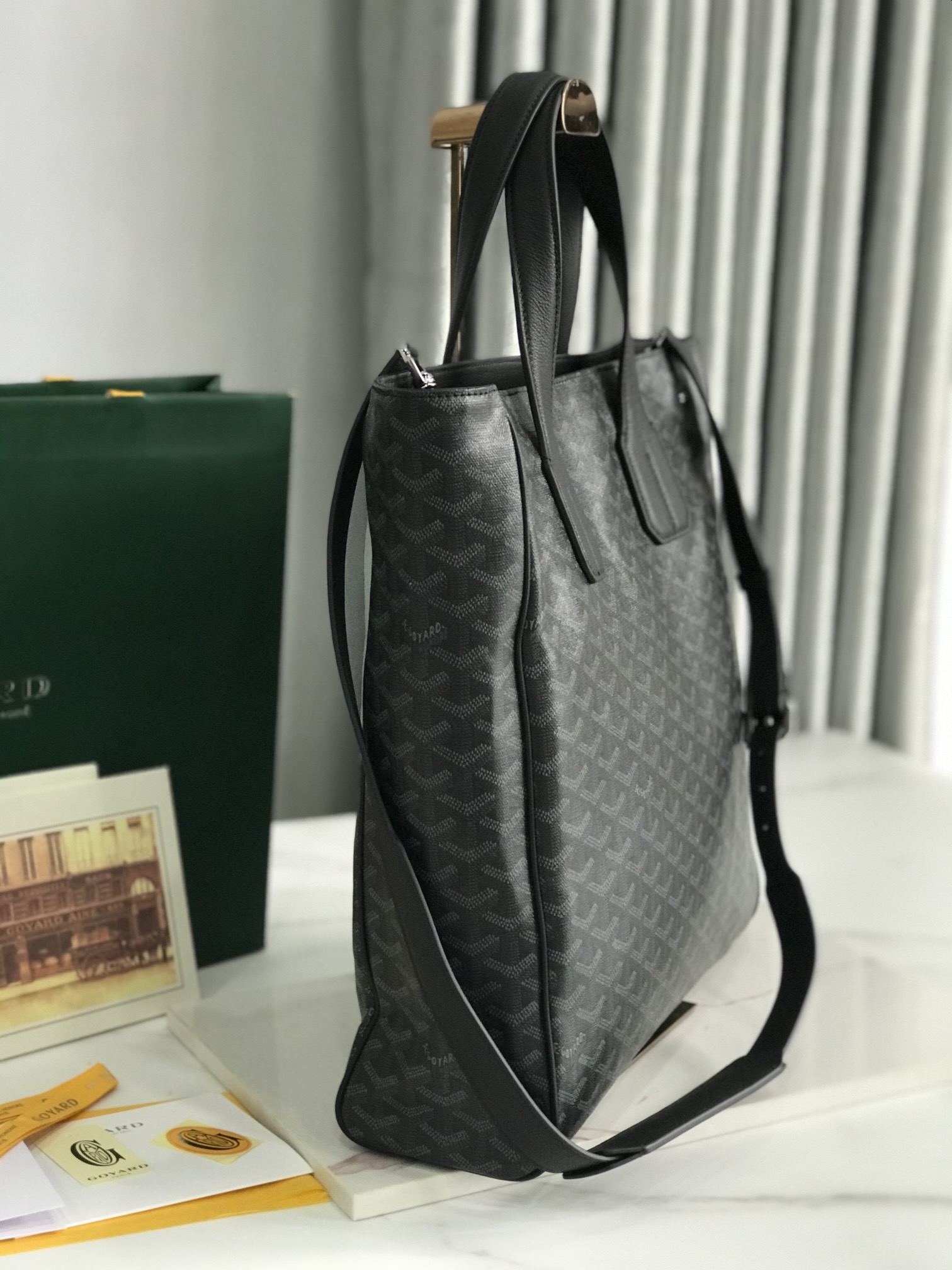 [TOP] Goyard Villette Tote Bag  38*35*11.5cm - Black