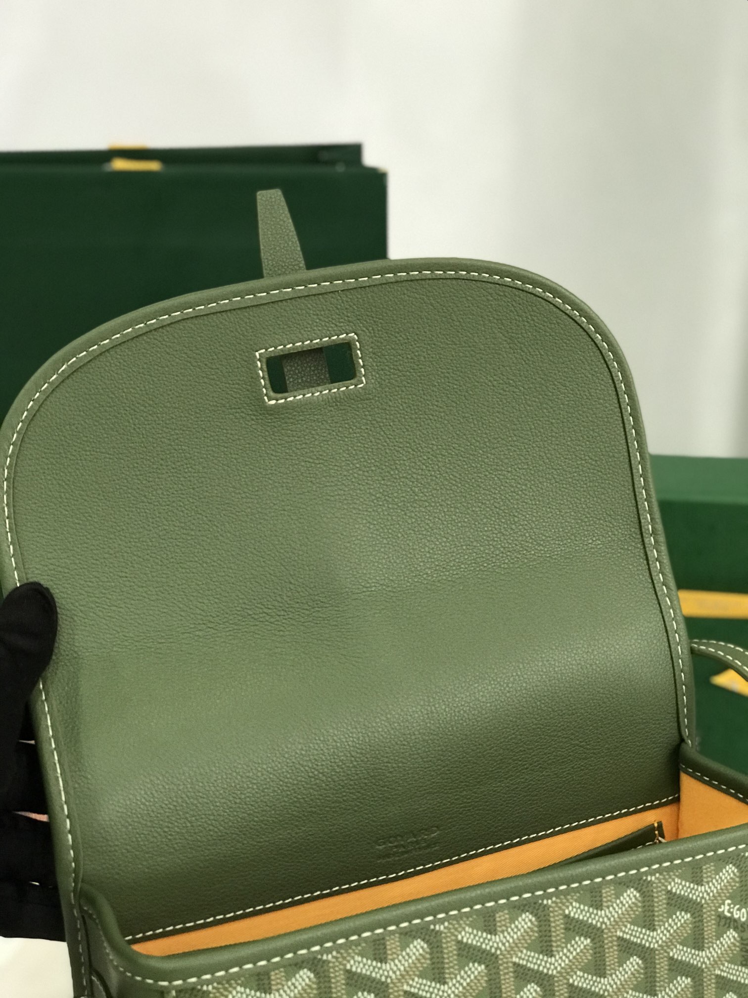 [TOP] Goyard Belvédère Bag 21*16*6 cm - Green