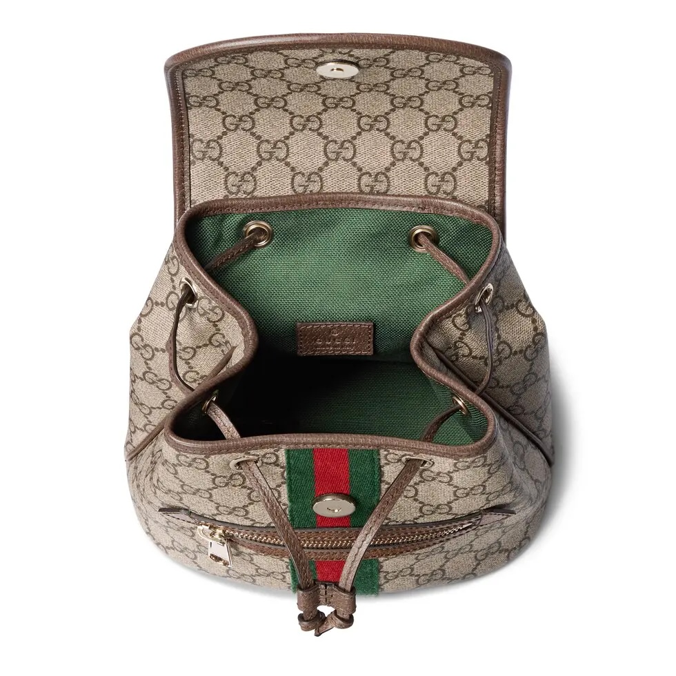 [TOP] GUCCI Backpack 19.5 x 20 x 12.5 cm - Brown