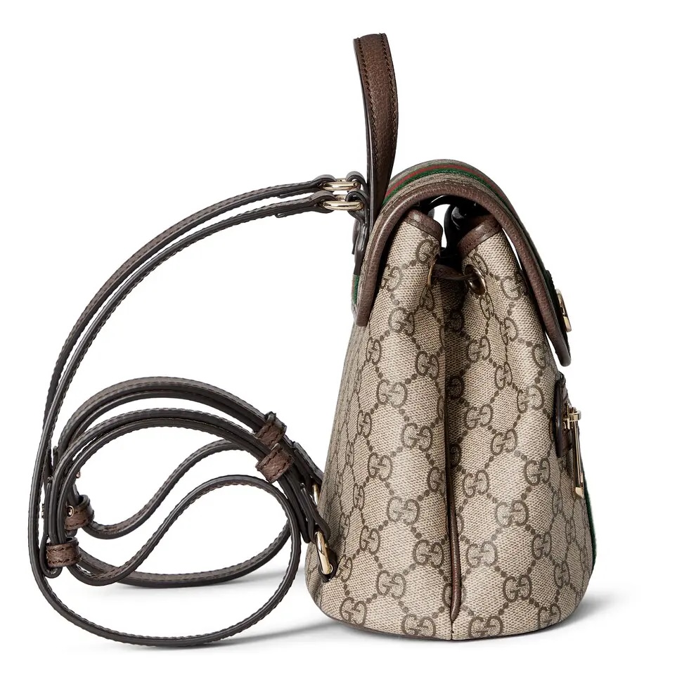 [TOP] GUCCI Backpack 19.5 x 20 x 12.5 cm - Brown