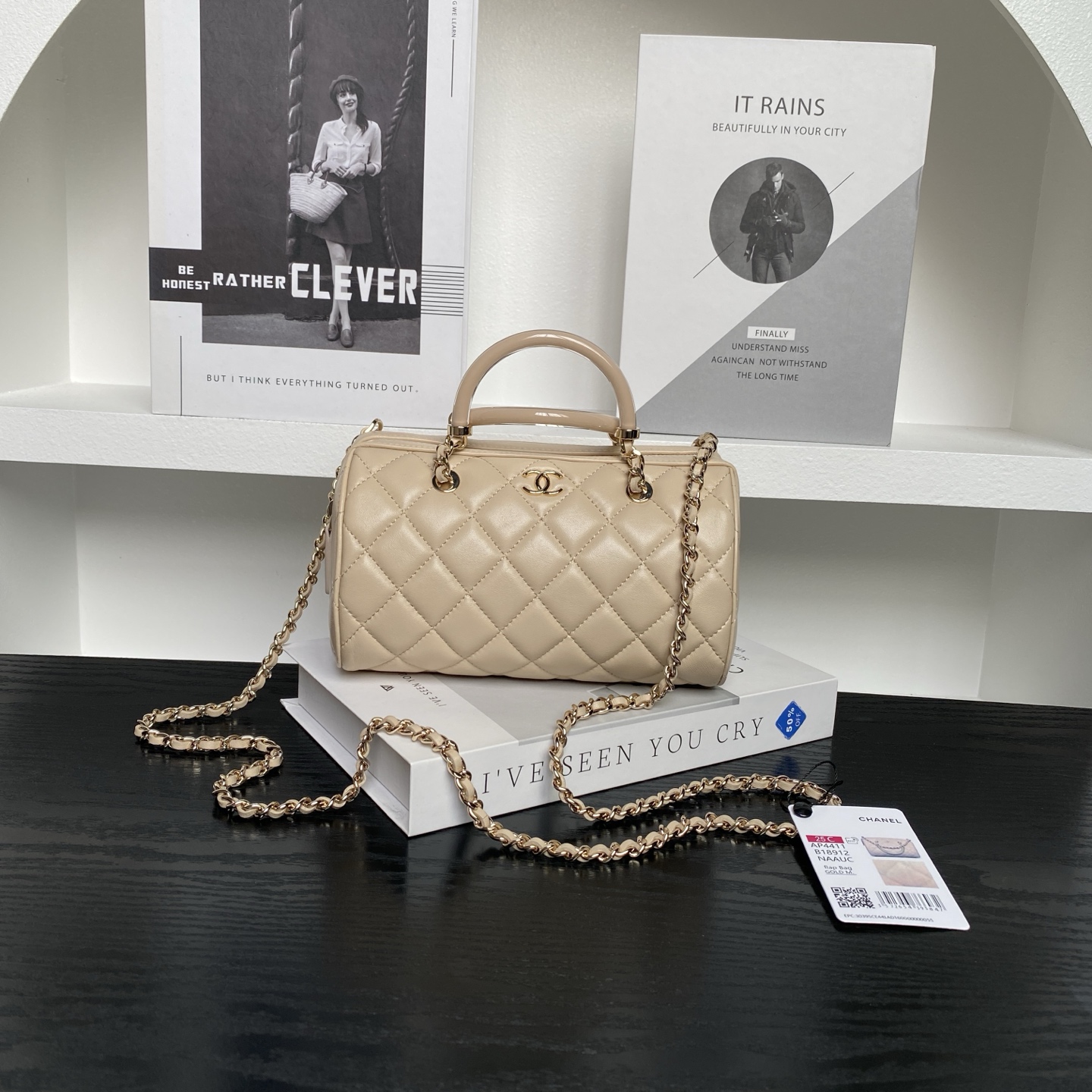 [TOP] CHANEL Bowling Bag 11.5×18.5×11cm  - 2 Colors