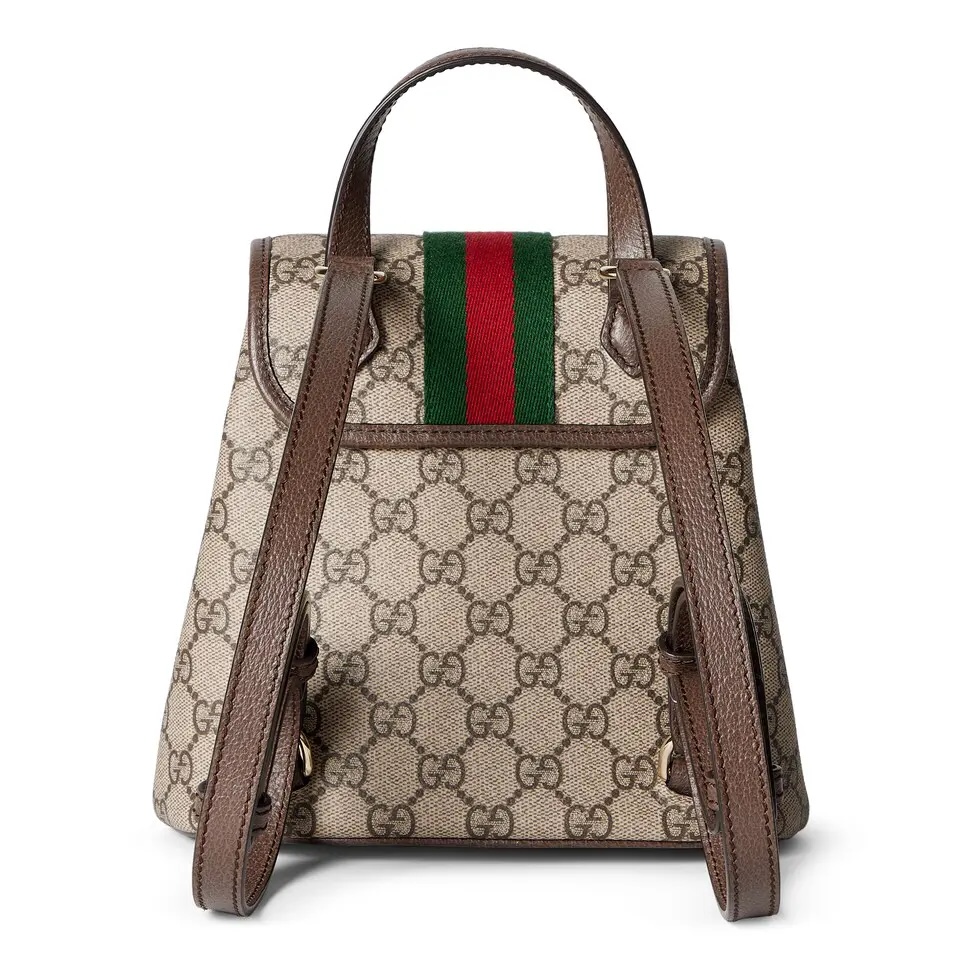 [TOP] GUCCI Backpack 19.5 x 20 x 12.5 cm - Brown