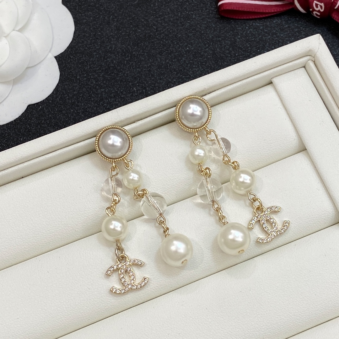 [TOP] CHANEL Earrings -  2 Color