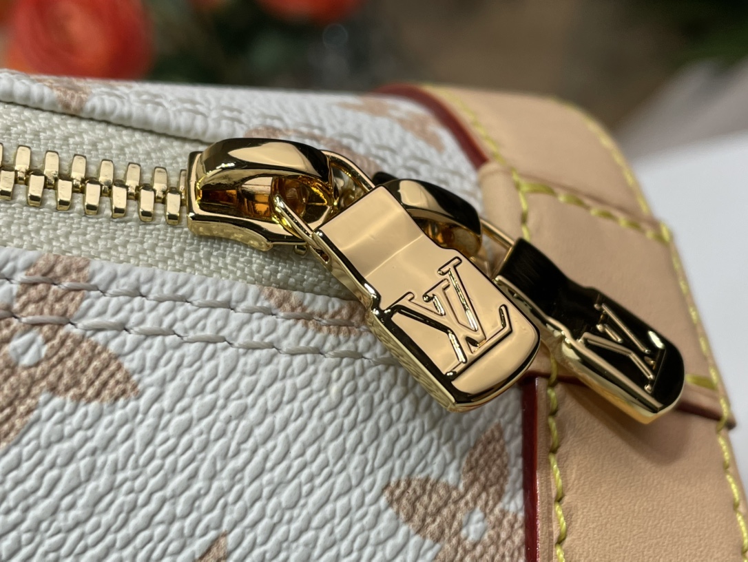 [TOP] Louis Vuitton LV Alma Bag 18 x 12 x 8cm - Beige