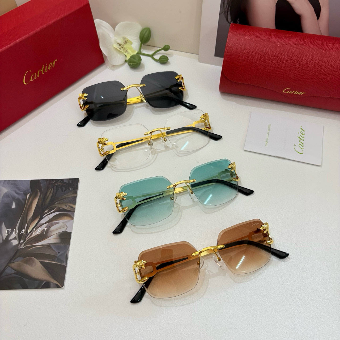 [TOP] Cartier Sunglasses - 4 Color