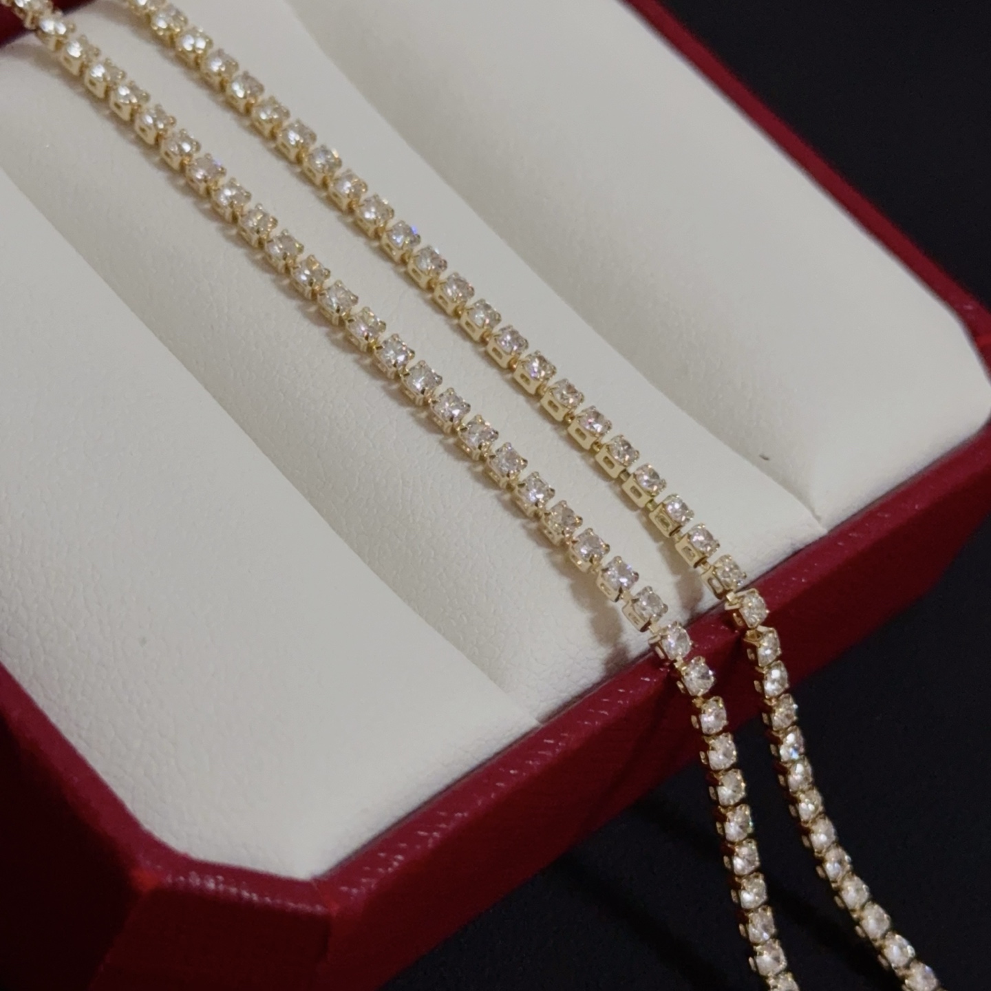 [TOP] Cartier Necklace Studded with Diamonds - Gold