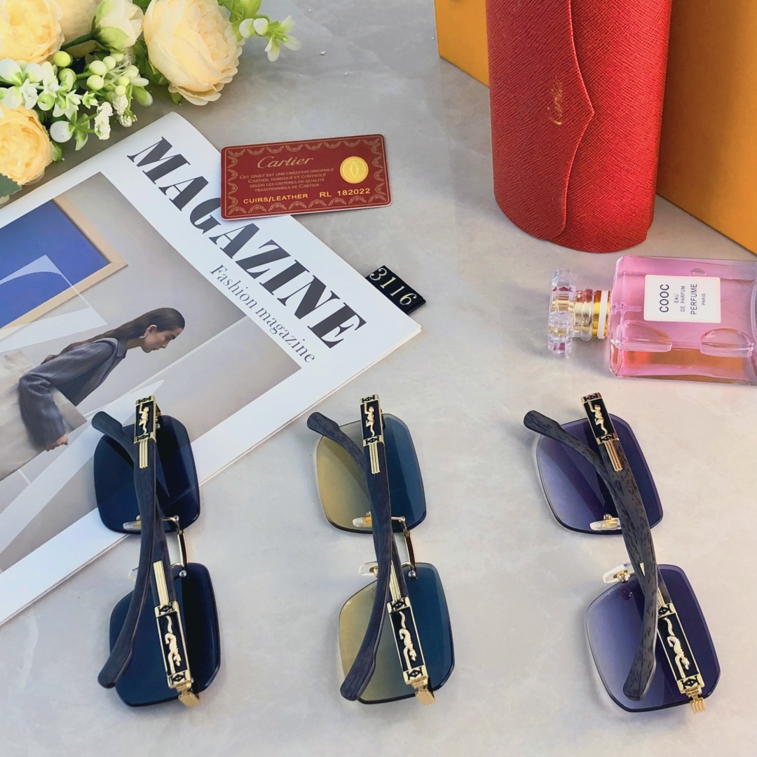 [TOP] Cartier Sunglasses - 3 Color