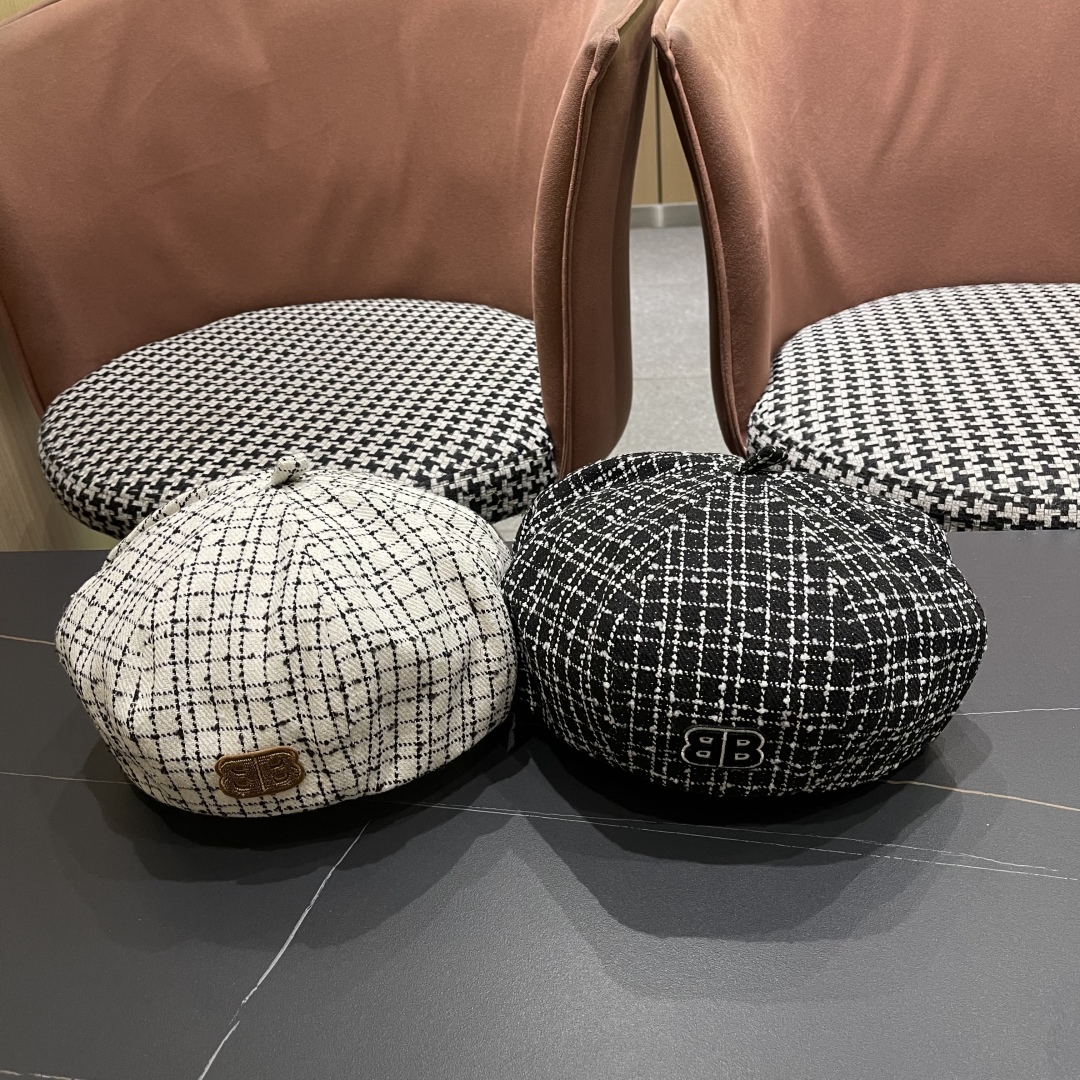 [TOP] BALENCIAGA Beret Hat - 3 Colors