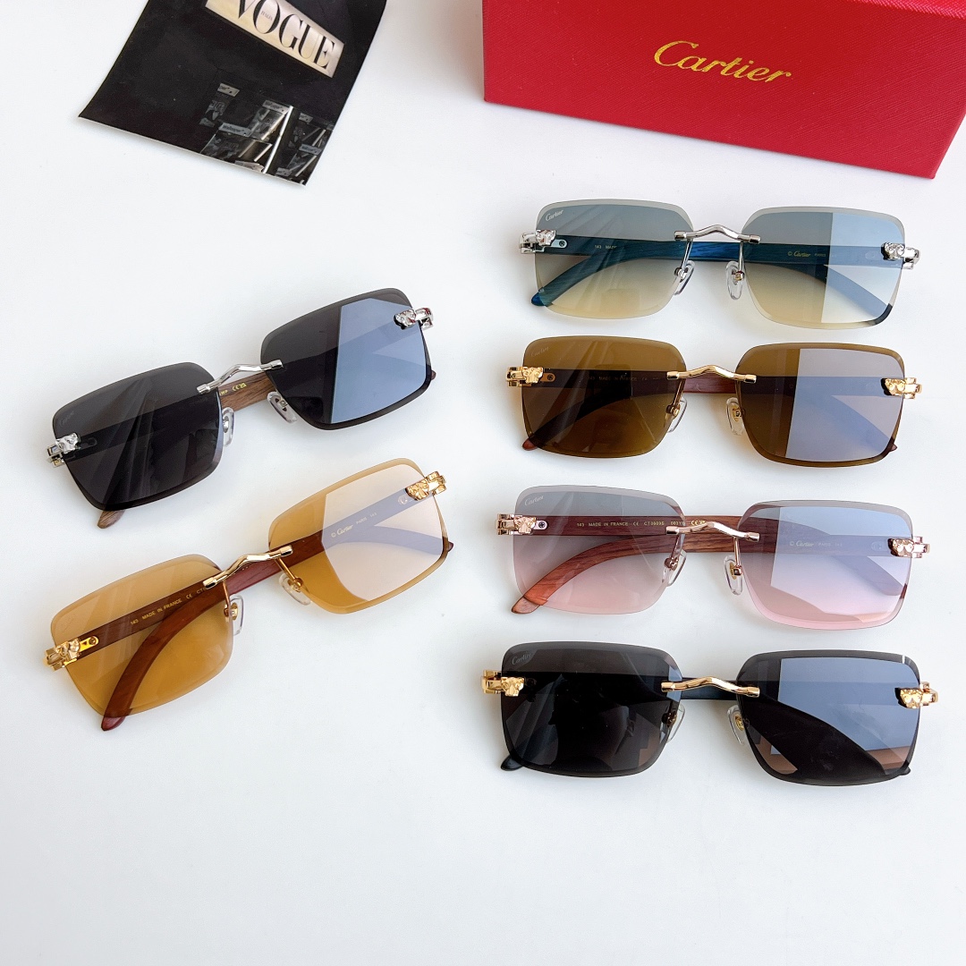 [TOP] Cartier Sunglasses - 6 Color