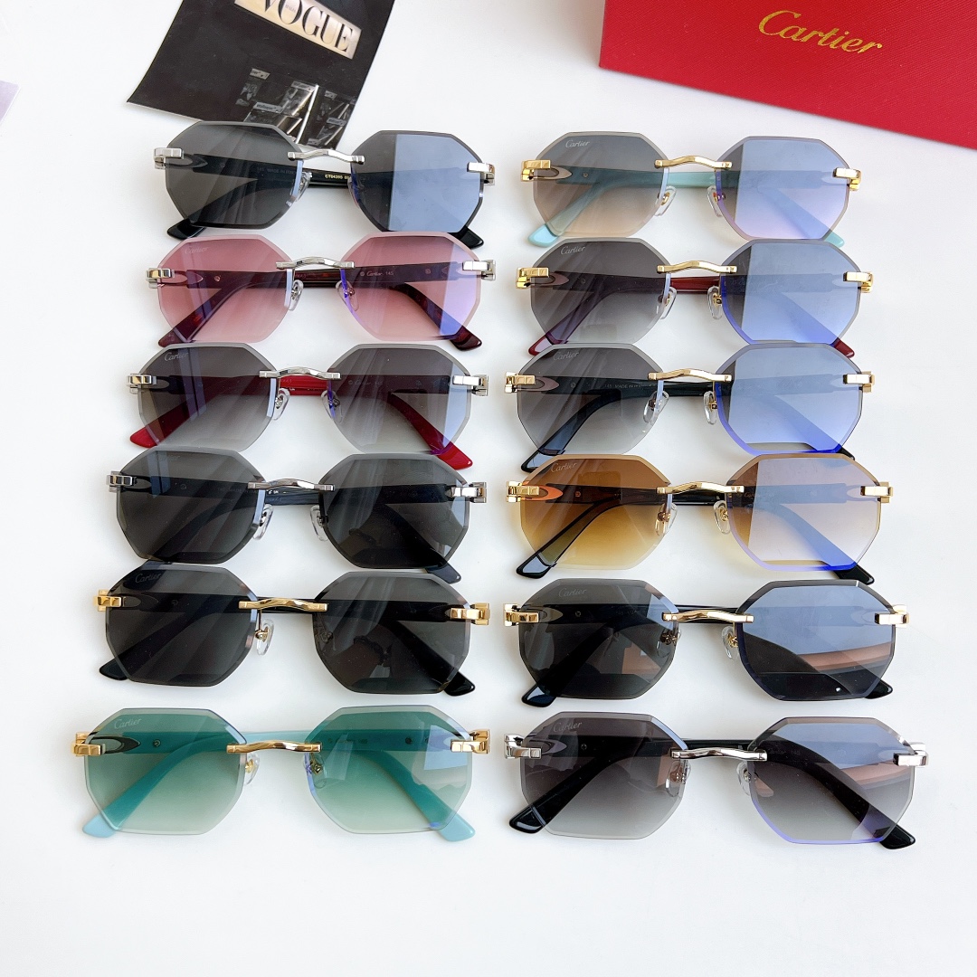 [TOP] Cartier Sunglasses - 12 Color