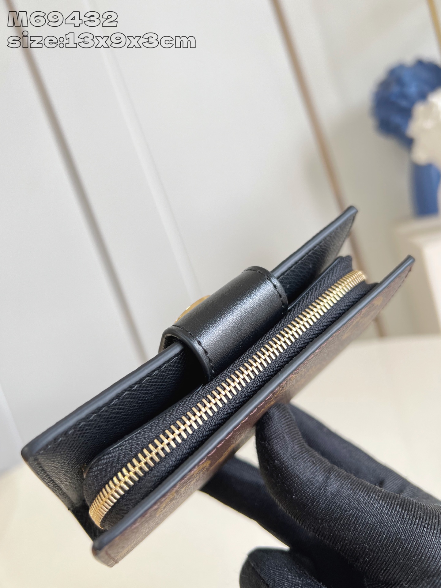 [TOP] Louis Vuitton LV Juliette Wallet 13 x 9 x 3 cm - Brown