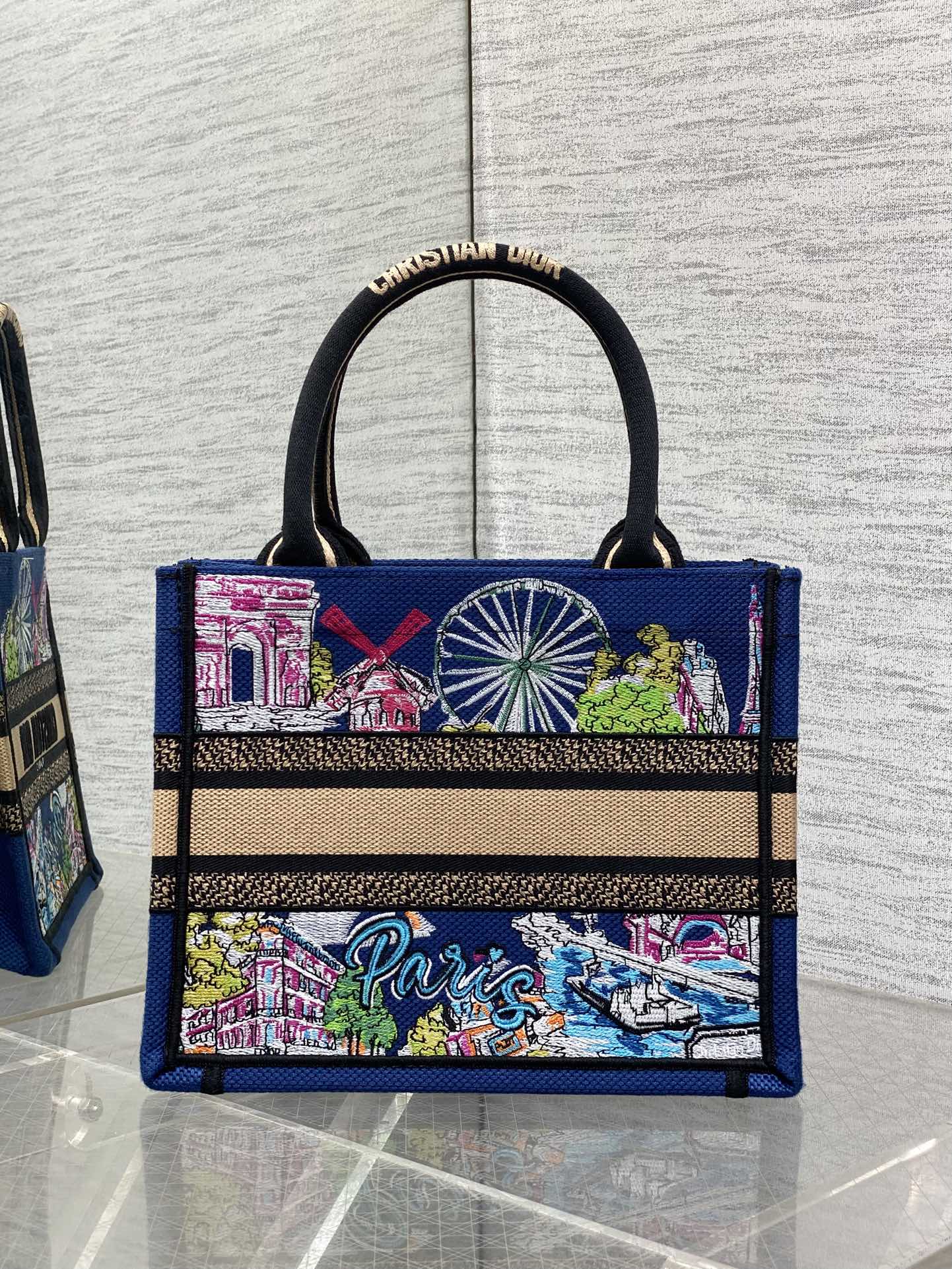 [TOP] Christian Dior  Book Tote Bag - 3 Sizes - Blue