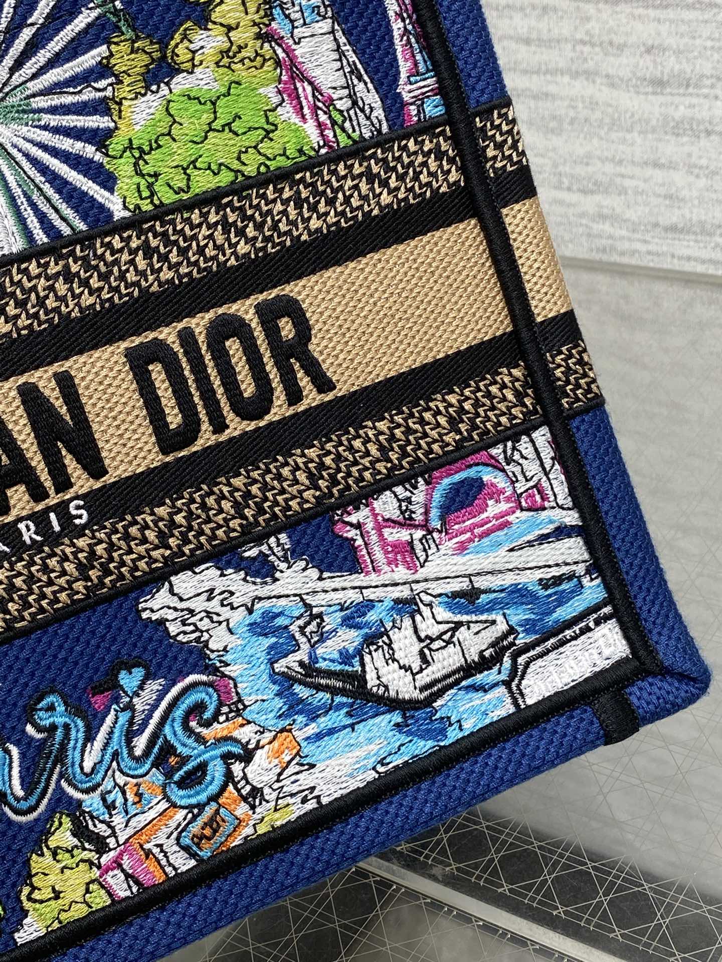 [TOP] Christian Dior  Book Tote Bag - 3 Sizes - Blue