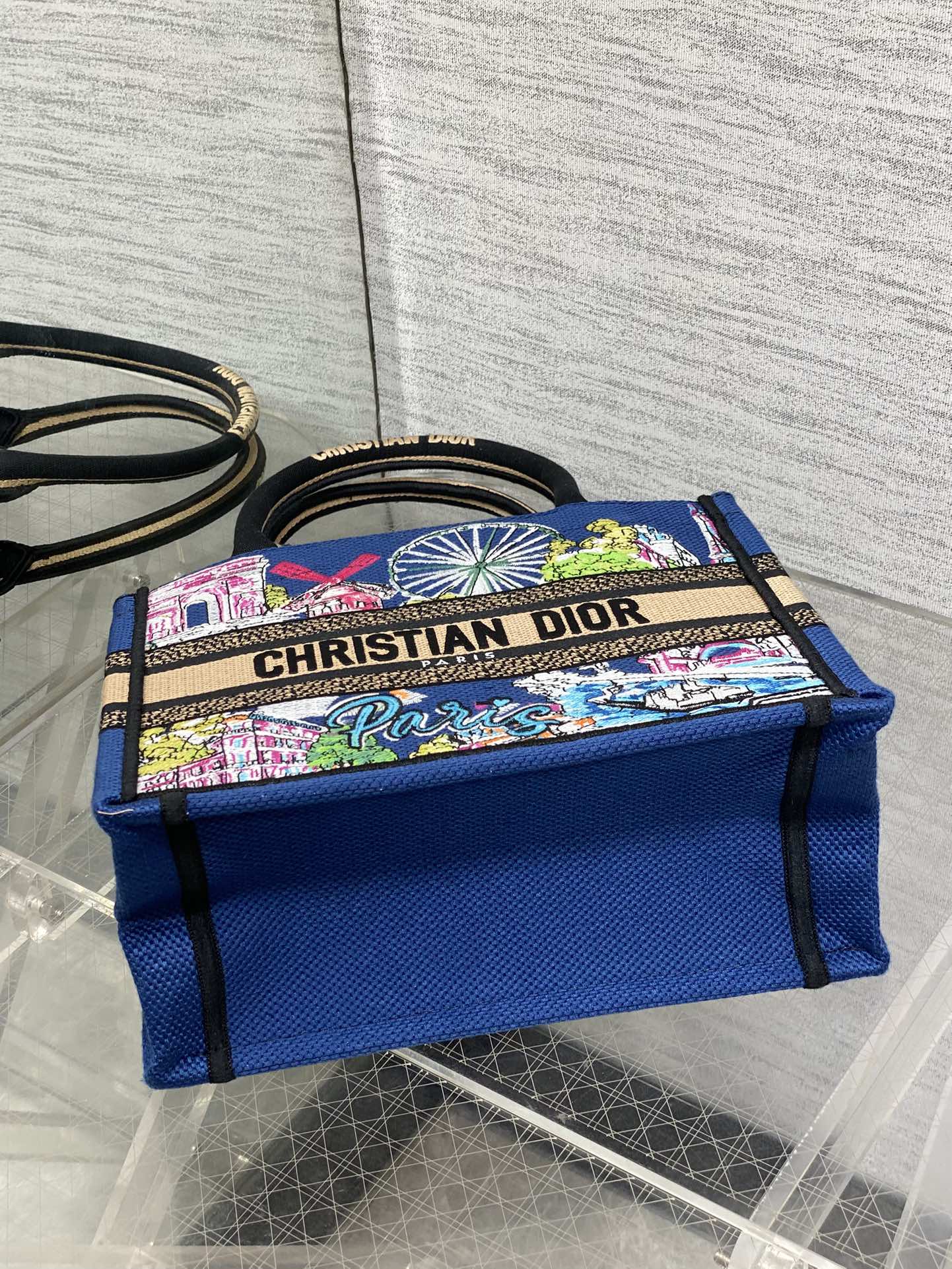 [TOP] Christian Dior  Book Tote Bag - 3 Sizes - Blue