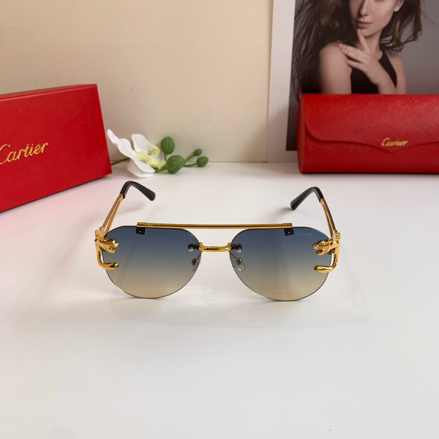[TOP] Cartier Sunglasses - 3 Color