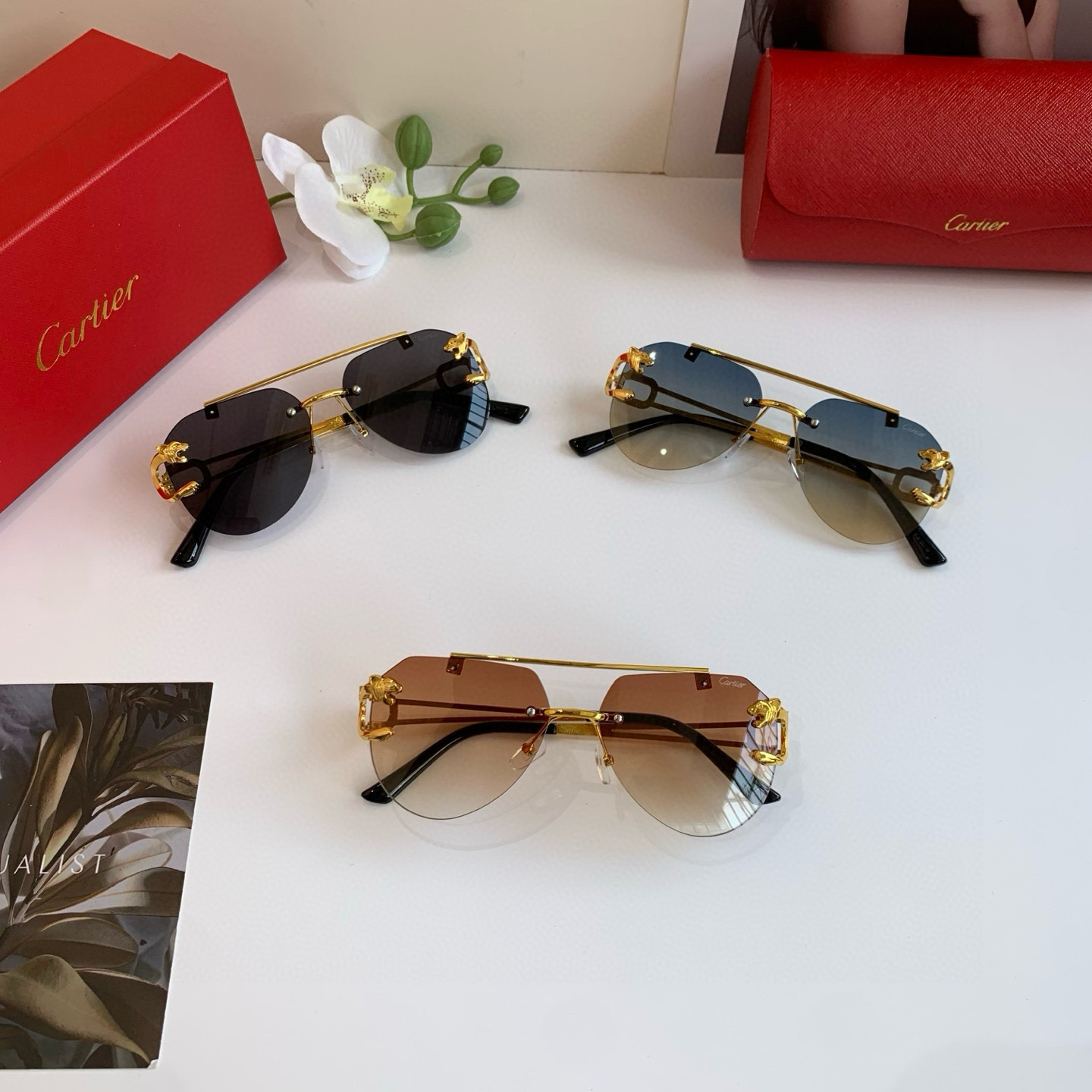 [TOP] Cartier Sunglasses - 3 Color