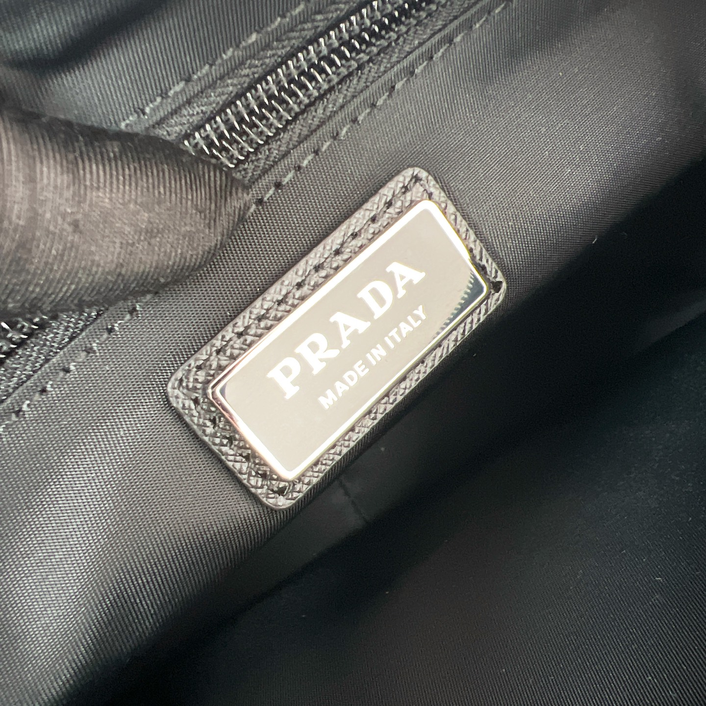 [TOP] PRADA Shoulder Bag Re-Nylon 28x17.5x10cm/35x22x12cm - Black