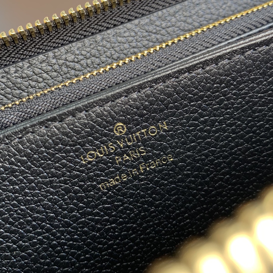 [TOP] Louis Vuitton LV Wallet Empreinte  - BLACK