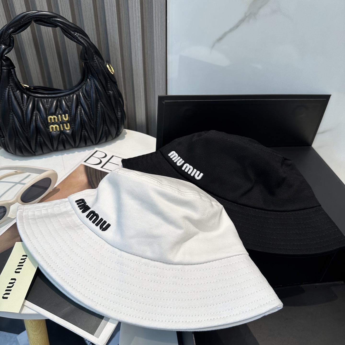 [TOP] Miu Miu Fisherman's Hat - 2 Colors