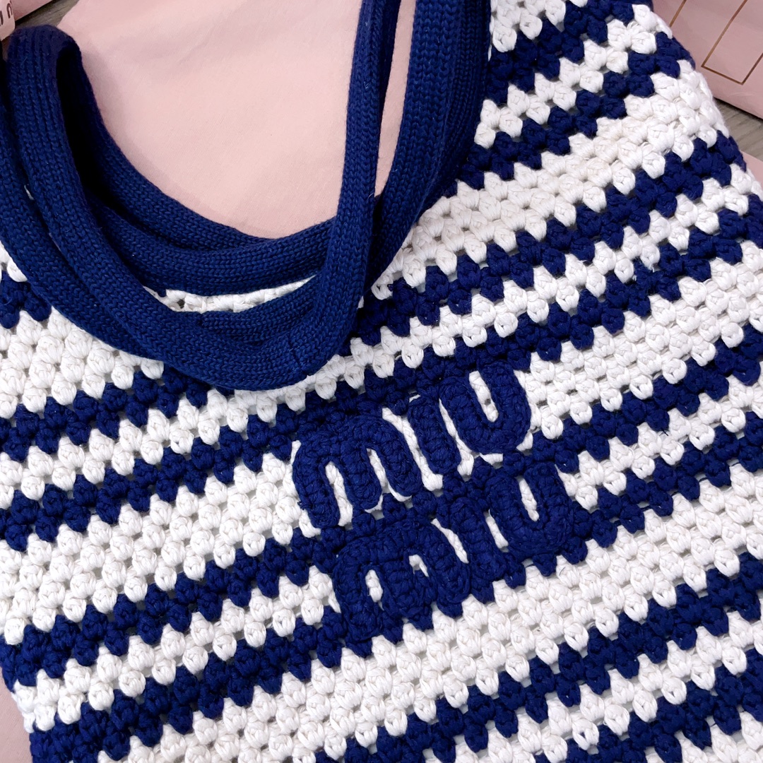 [TOP] Miu Miu Tote Bags 35 X 40Cm - Blue