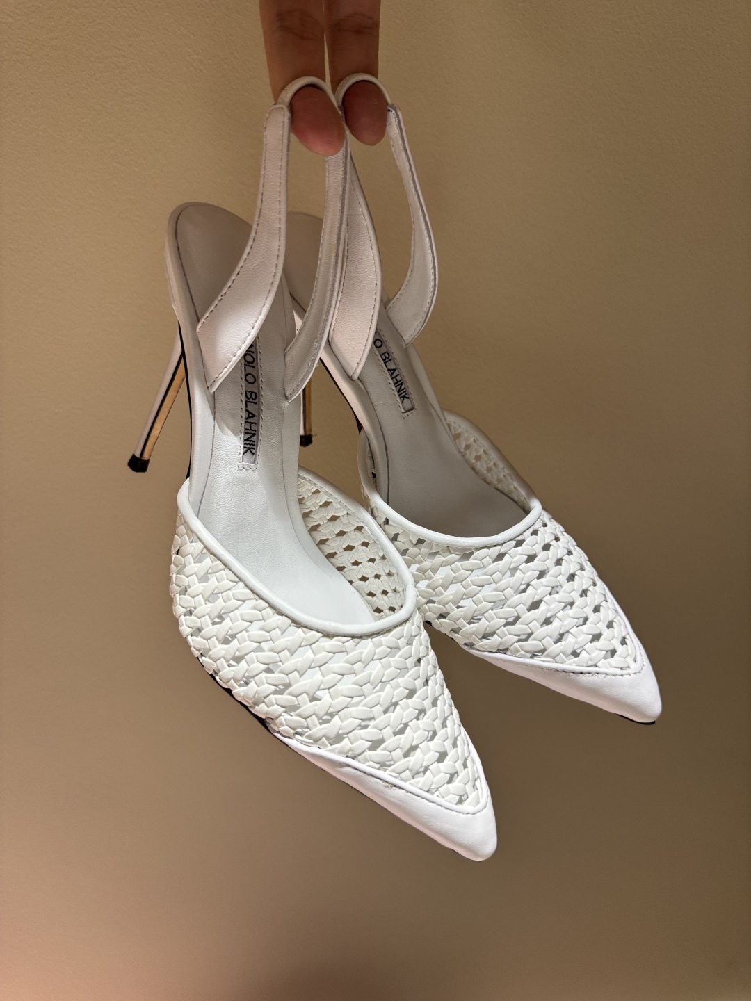 [TOP] Manolo Blahnik Braided 10cm High Heel Pumps - 3 Color