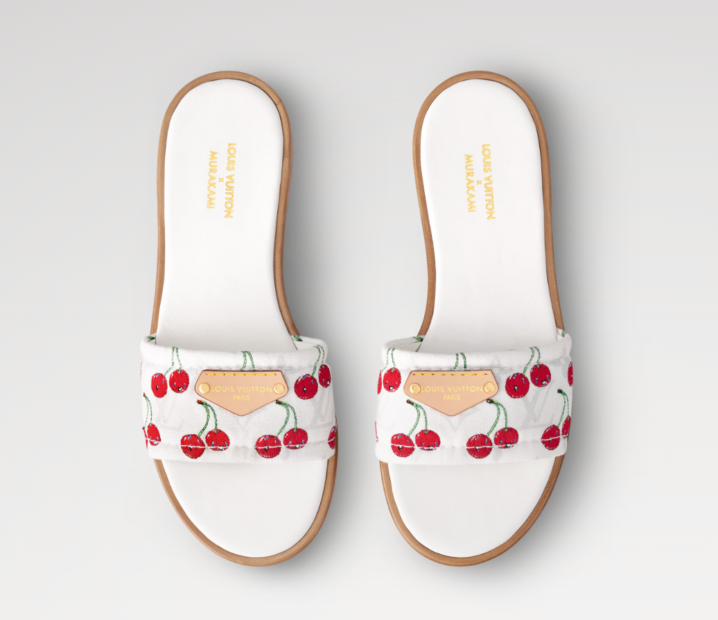 [TOP] Louis Vuitton LV LV x TM Lily Slippers - White