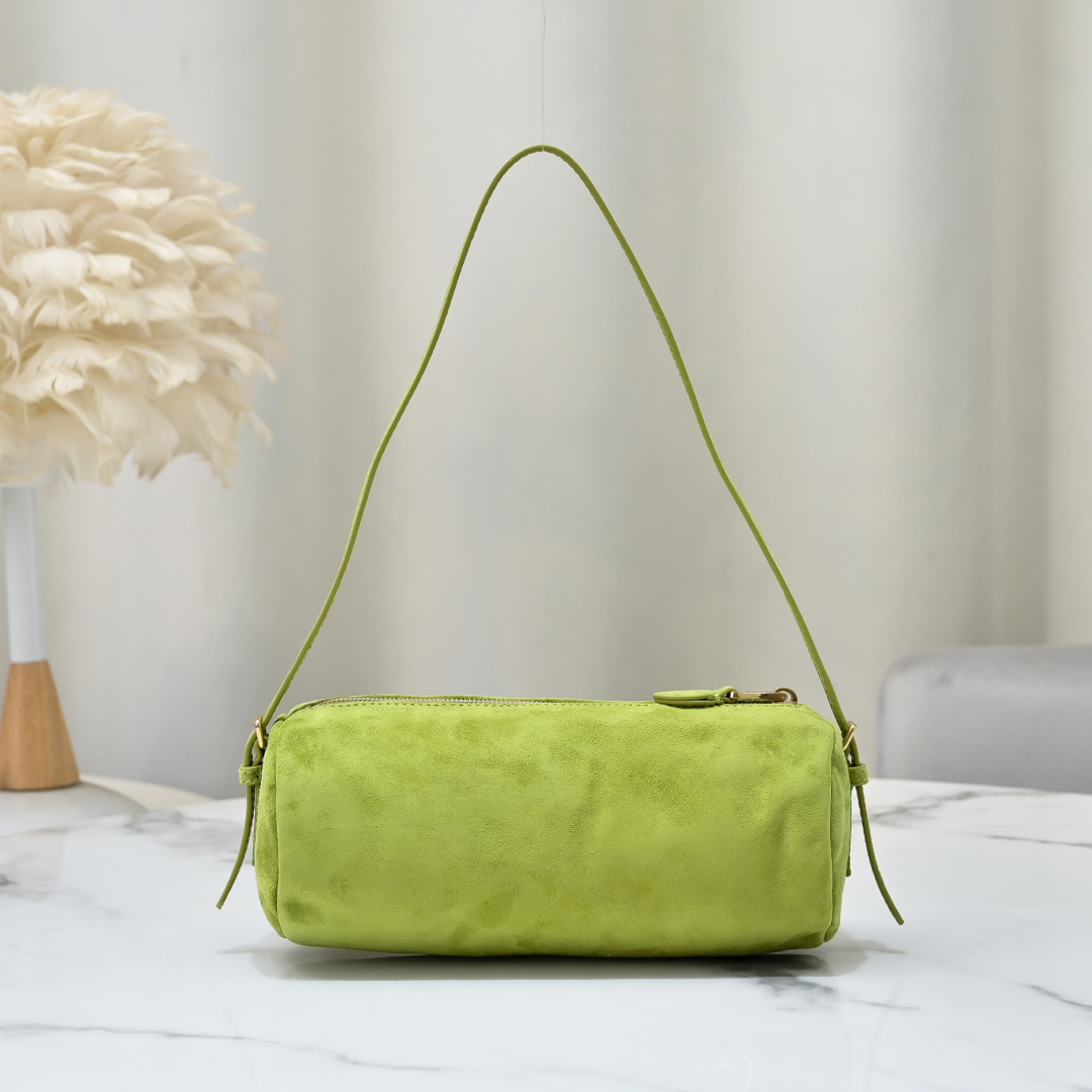 [TOP] Miu Miu Leather Handbag 21.5 x 9 x 9cm - Green