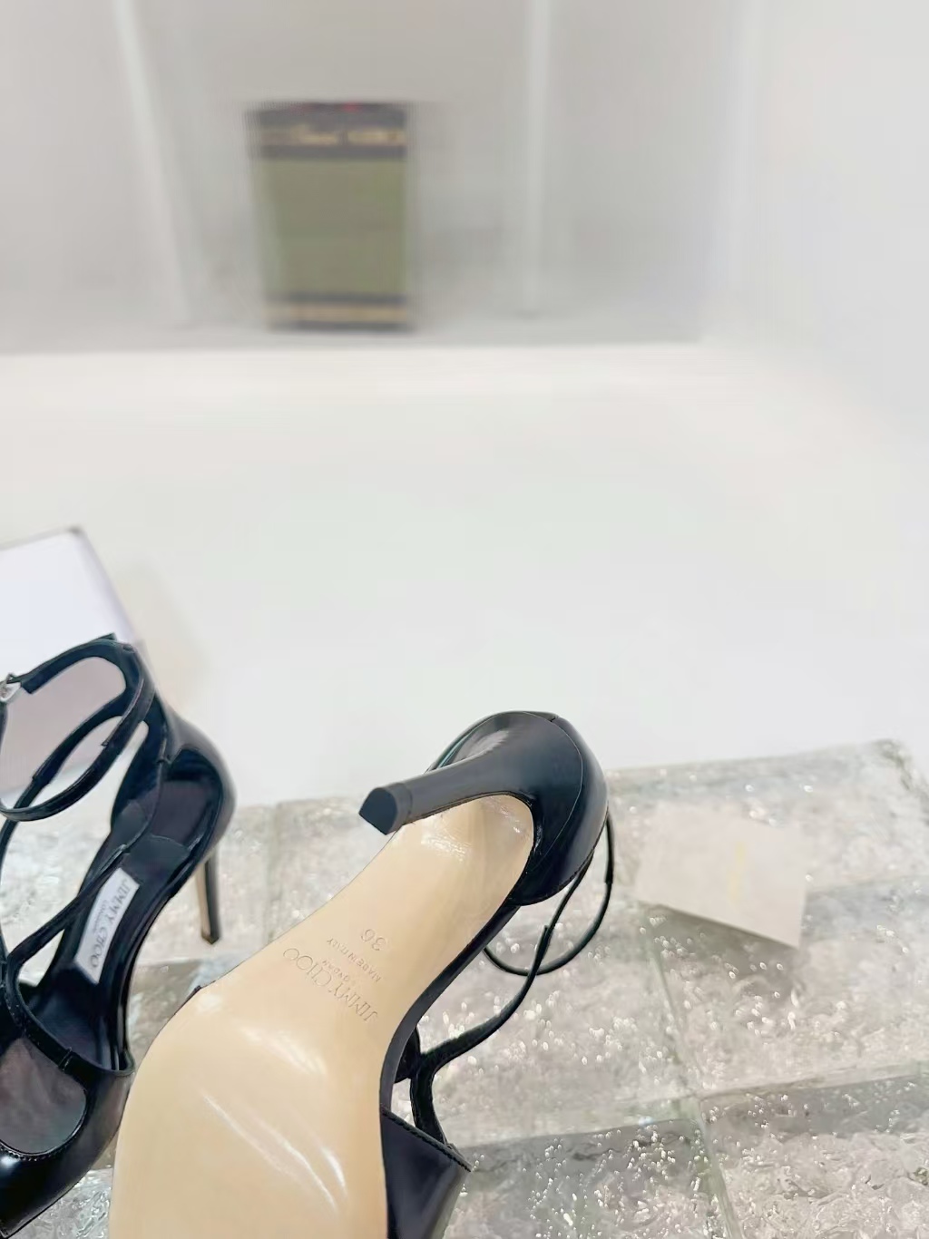 [TOP] Jimmy Choo AZIA 95mm Pumps - Black