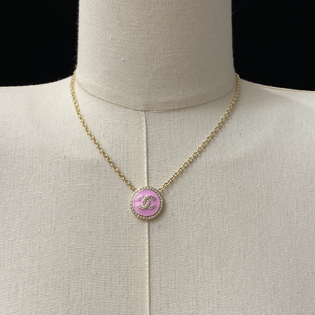 [TOP] CHANEL CC Necklace - Gold