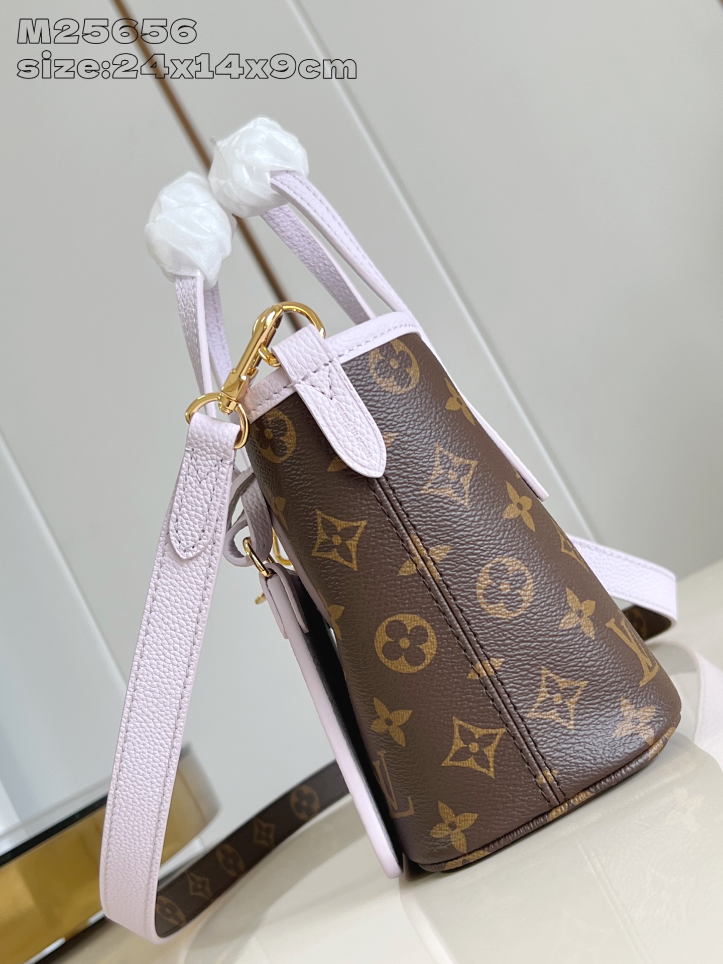[TOP] Louis Vuitton LV  Neverful INSIDE OUT BB Bag 24x14x9cm - Light purple