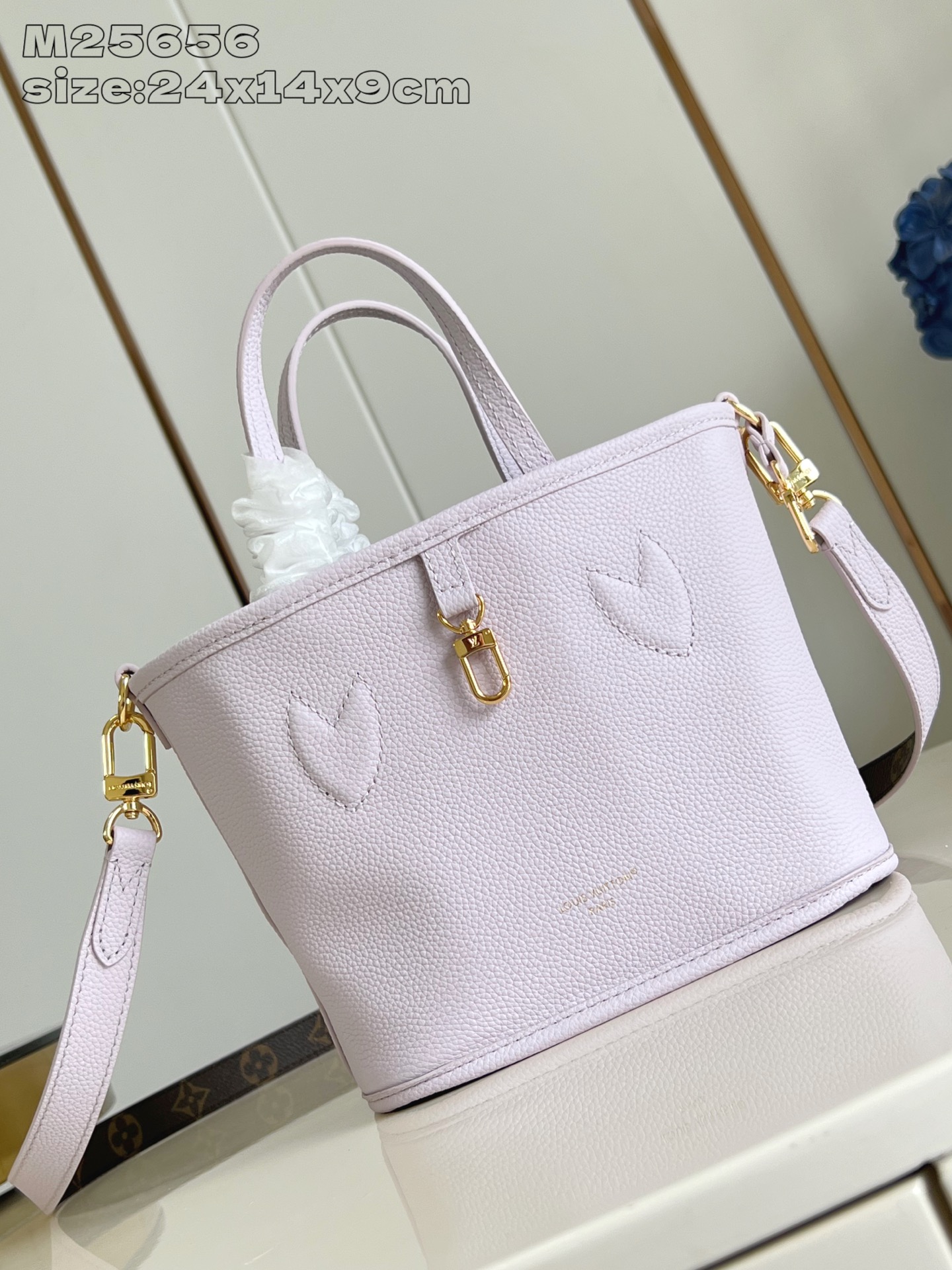[TOP] Louis Vuitton LV  Neverful INSIDE OUT BB Bag 24x14x9cm - Light purple