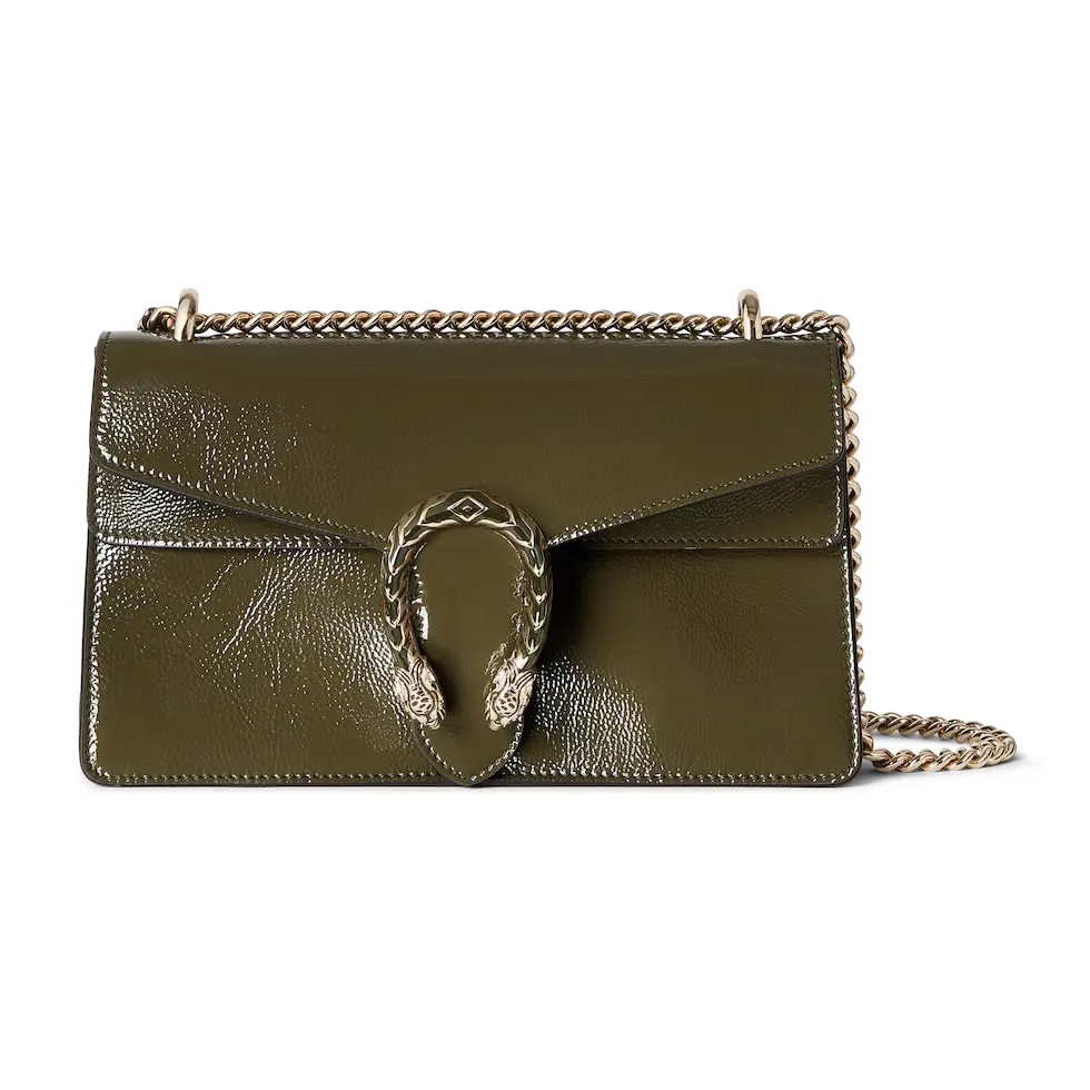 [TOP] GUCCI Dionysus Bag 28 x 16 x 10.5 CM - Forest Green