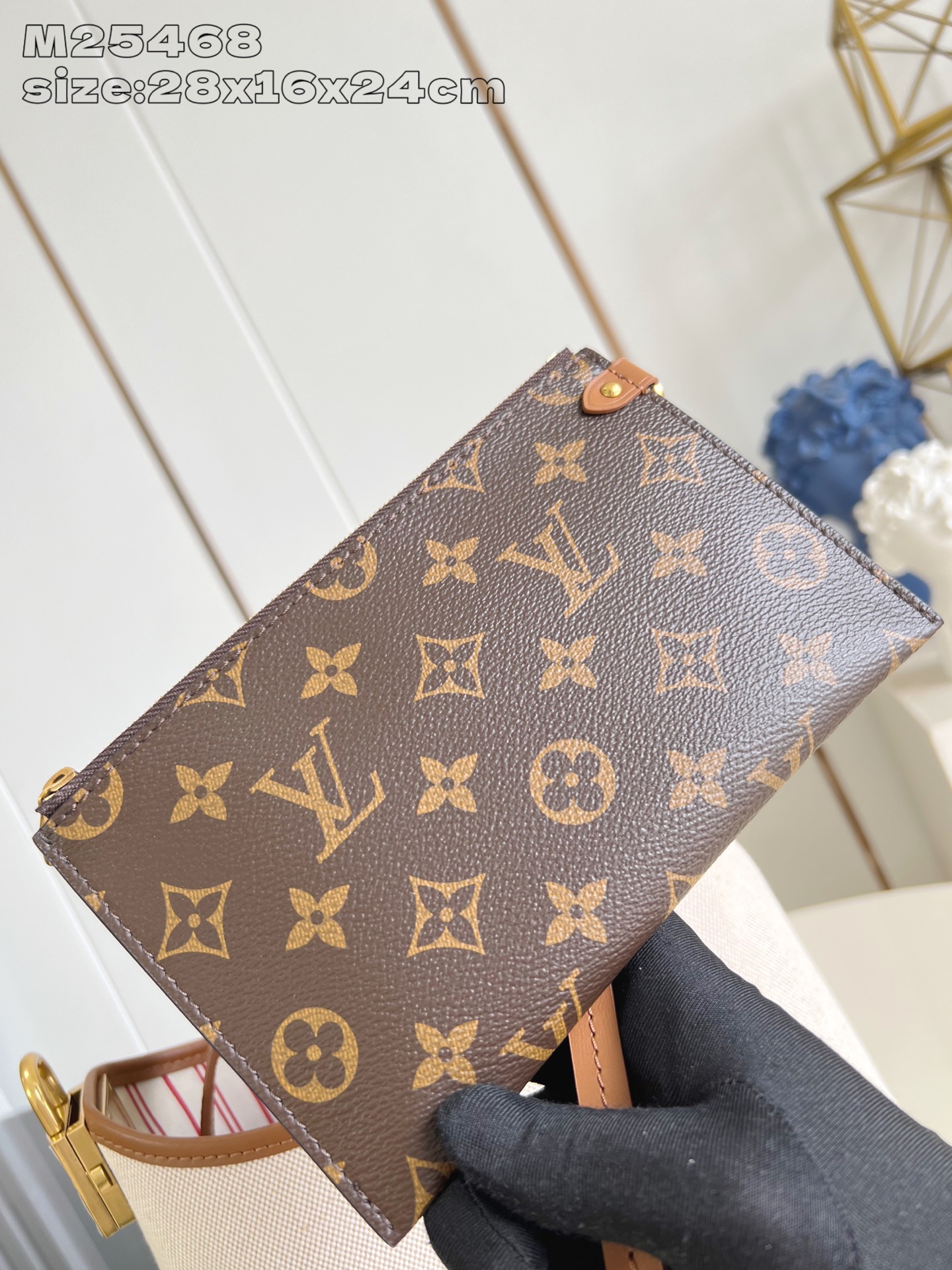 [TOP] Louis Vuitton LV Low Key Hobo Bag 24x28x16cm - Brown