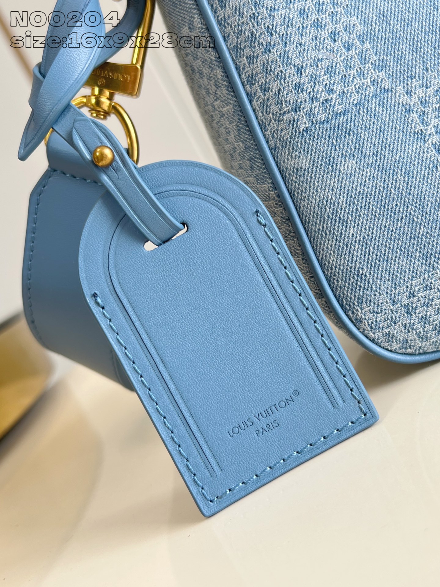 [TOP] Louis Vuitton LV Pochette Accessoire XL  Handbag 16.5 x 9 x 28 cm - Blue