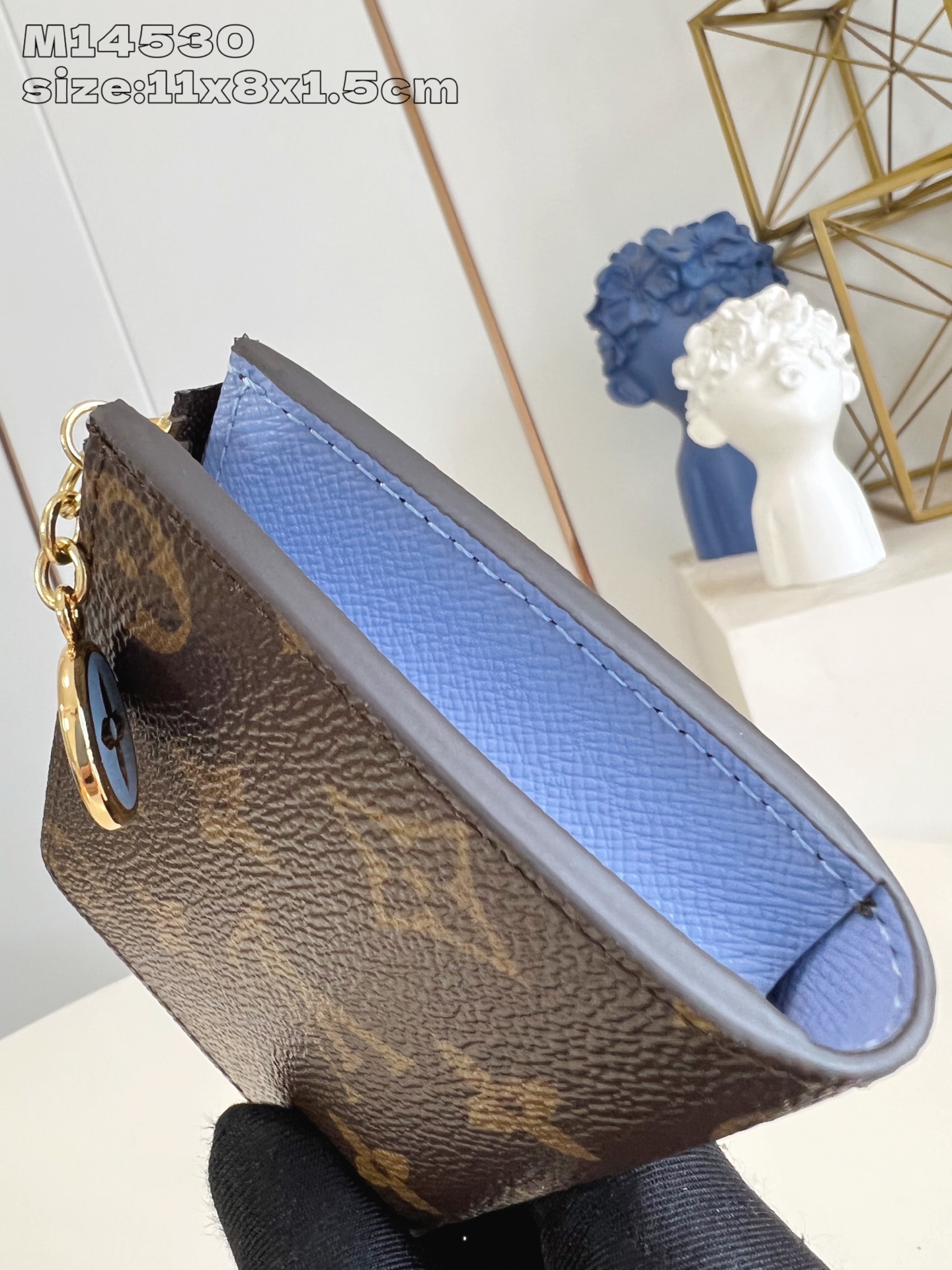 [TOP] Louis Vuitton LV Noa Wallet 11 x 8.5 x 1.5 cm - Brown