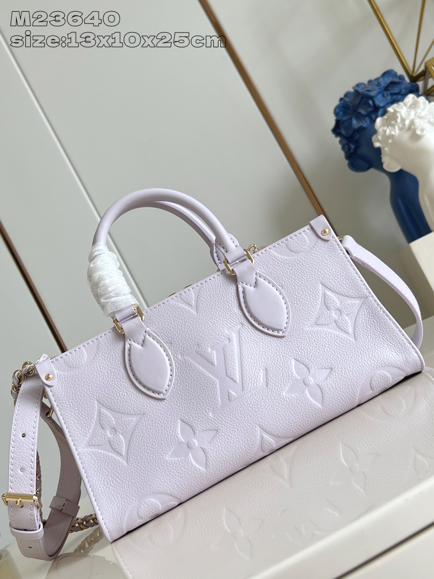 [TOP] Louis Vuitton LV On The Go East West Bag 25x13x10 cm - Light Purple