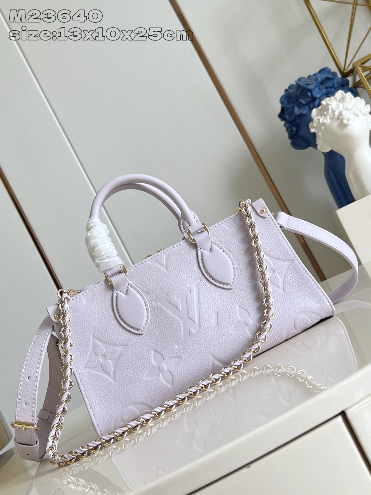 [TOP] Louis Vuitton LV On The Go East West Bag 25x13x10 cm - Light Purple