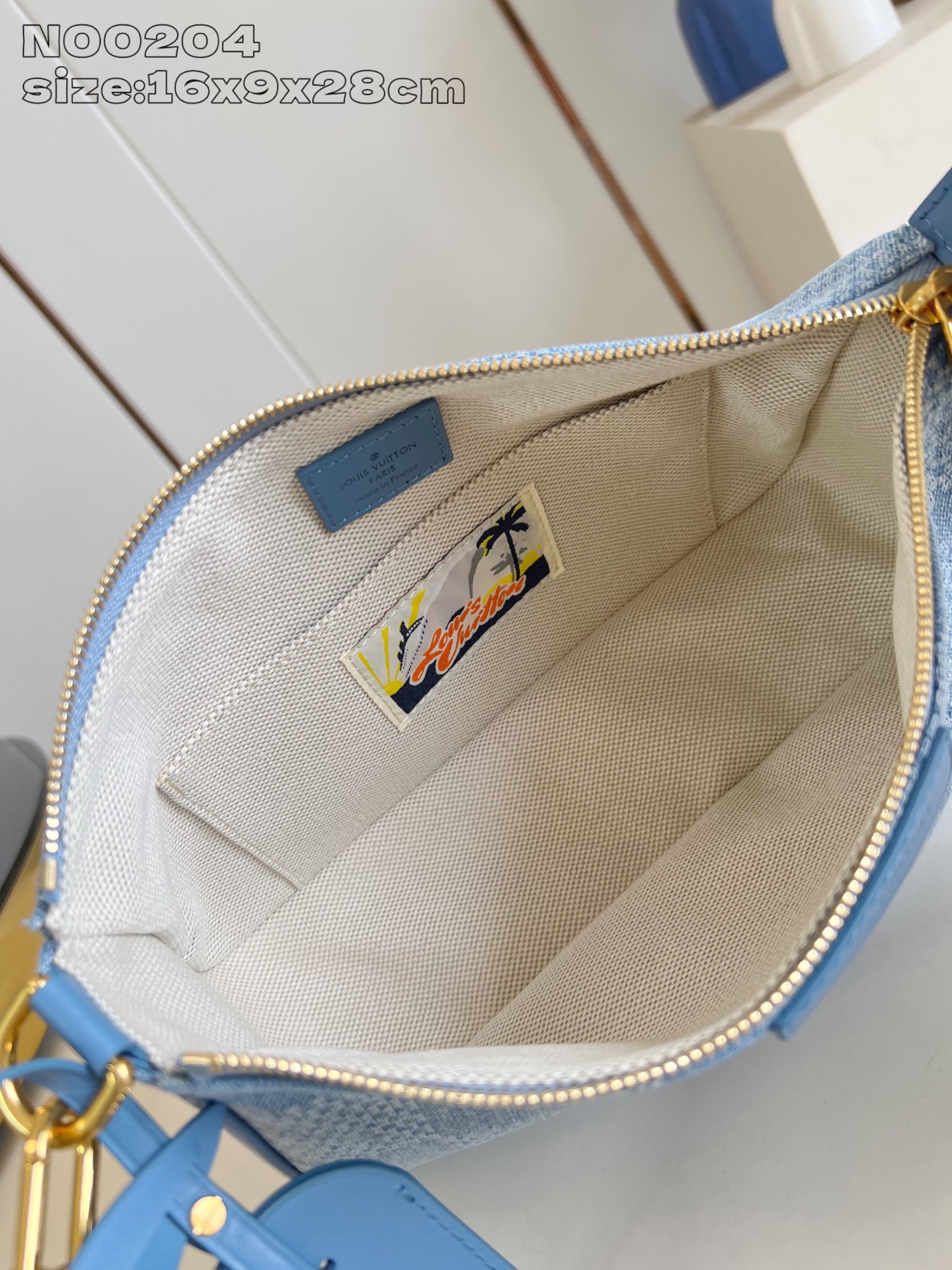 [TOP] Louis Vuitton LV Pochette Accessoire XL  Handbag 16.5 x 9 x 28 cm - Blue