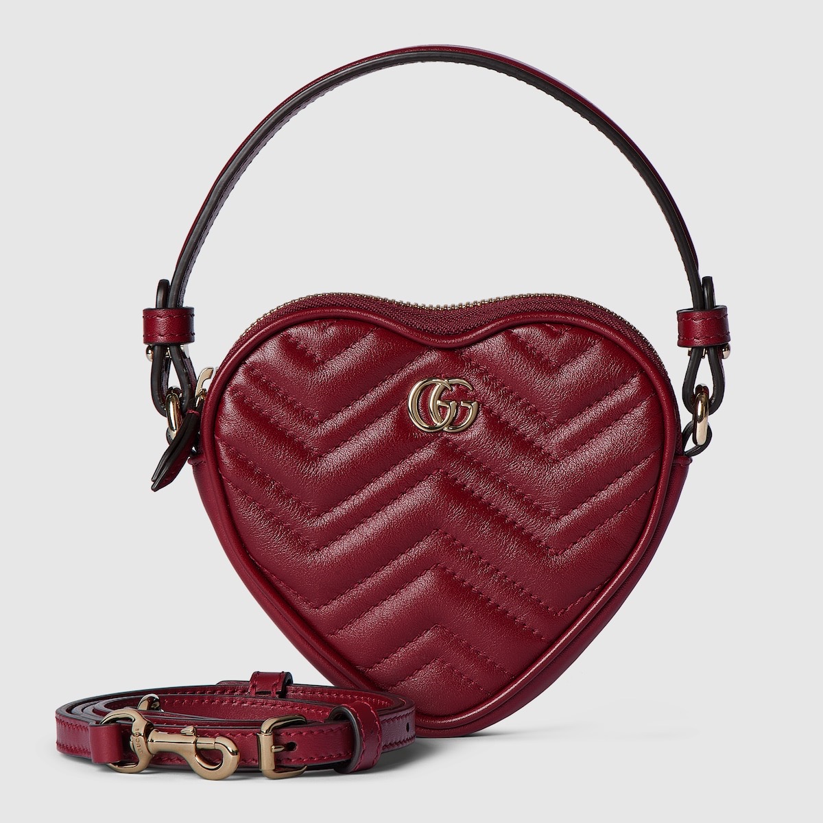 [TOP] GUCCI GG Marmont Heart Bag 13.5 x 11.5 x 2.5 cm - 2 Colors
