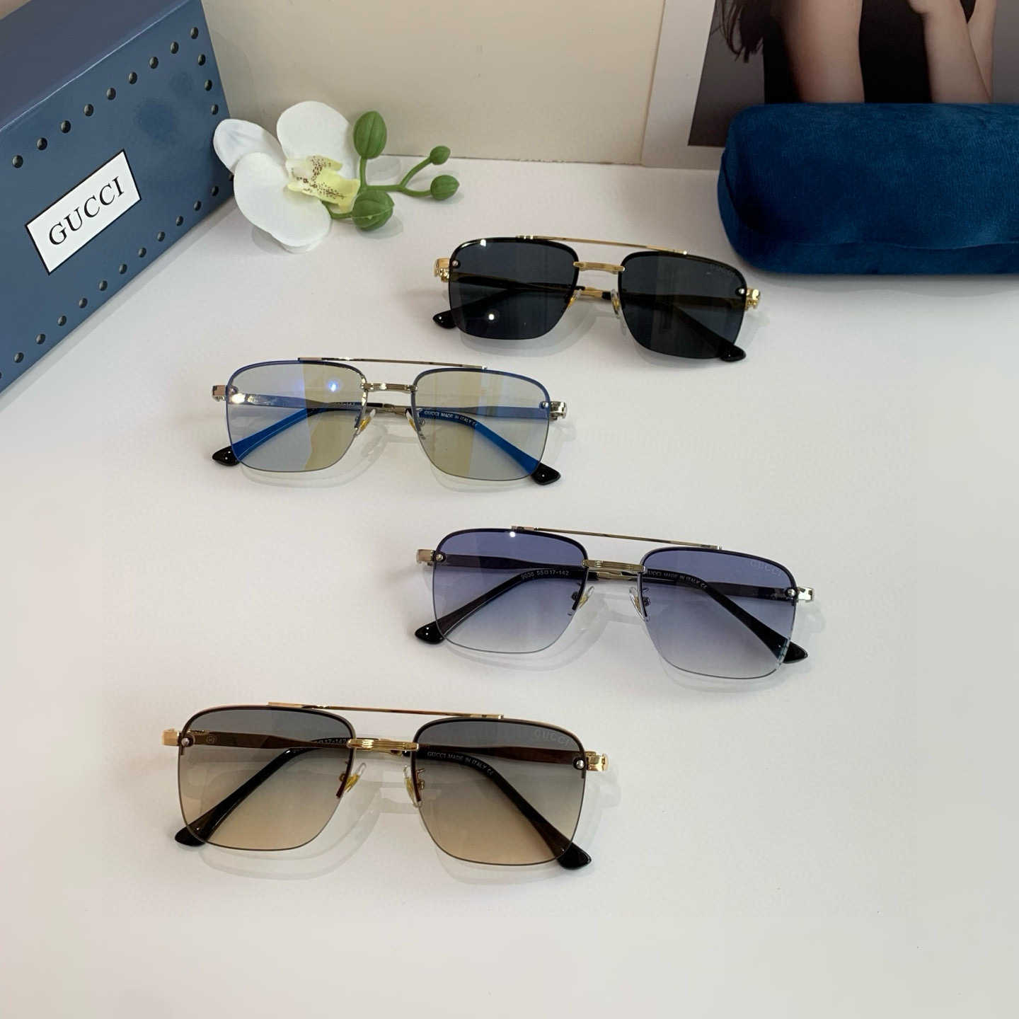 [TOP] Gucci  Sunglasses  - 4 Color