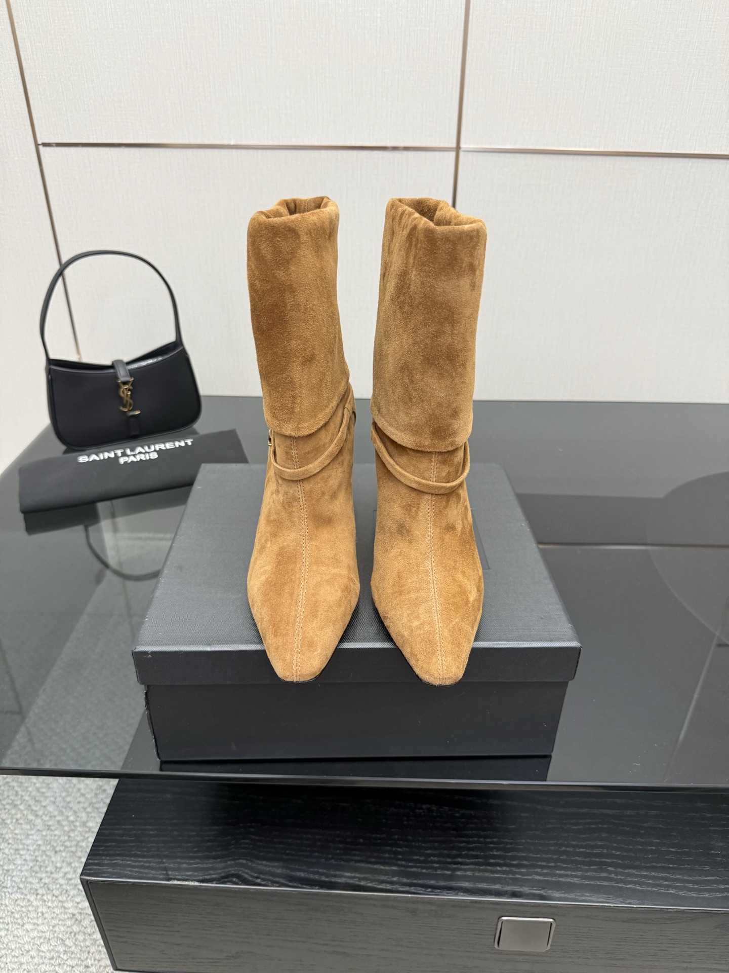 [TOP] Yves Saint Laurent YSL Ankle Boots Suede Leather - 3 Colors - 711 Luxury