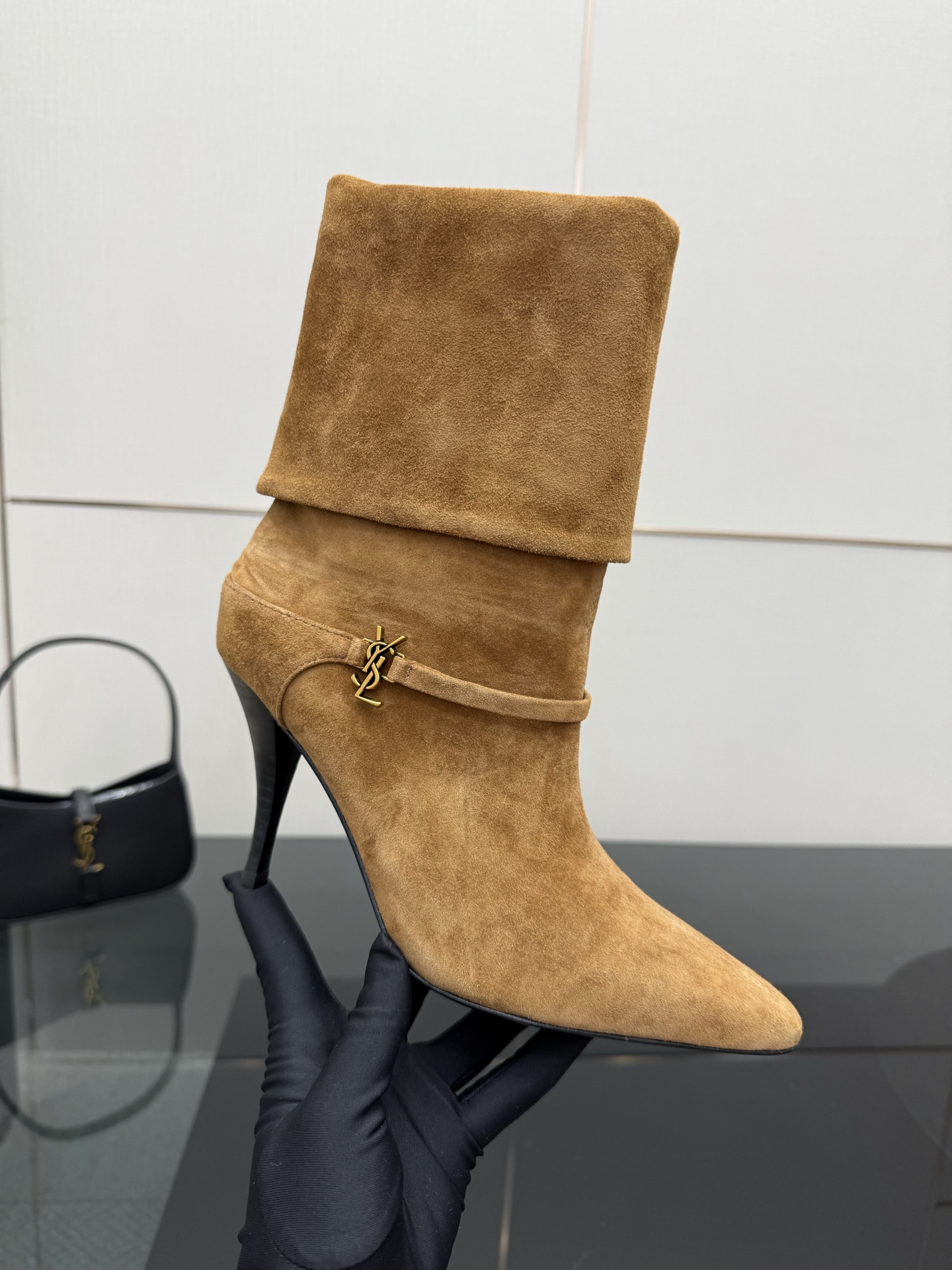 [TOP] Yves Saint Laurent YSL Ankle Boots Suede Leather - 3 Colors - 711 Luxury