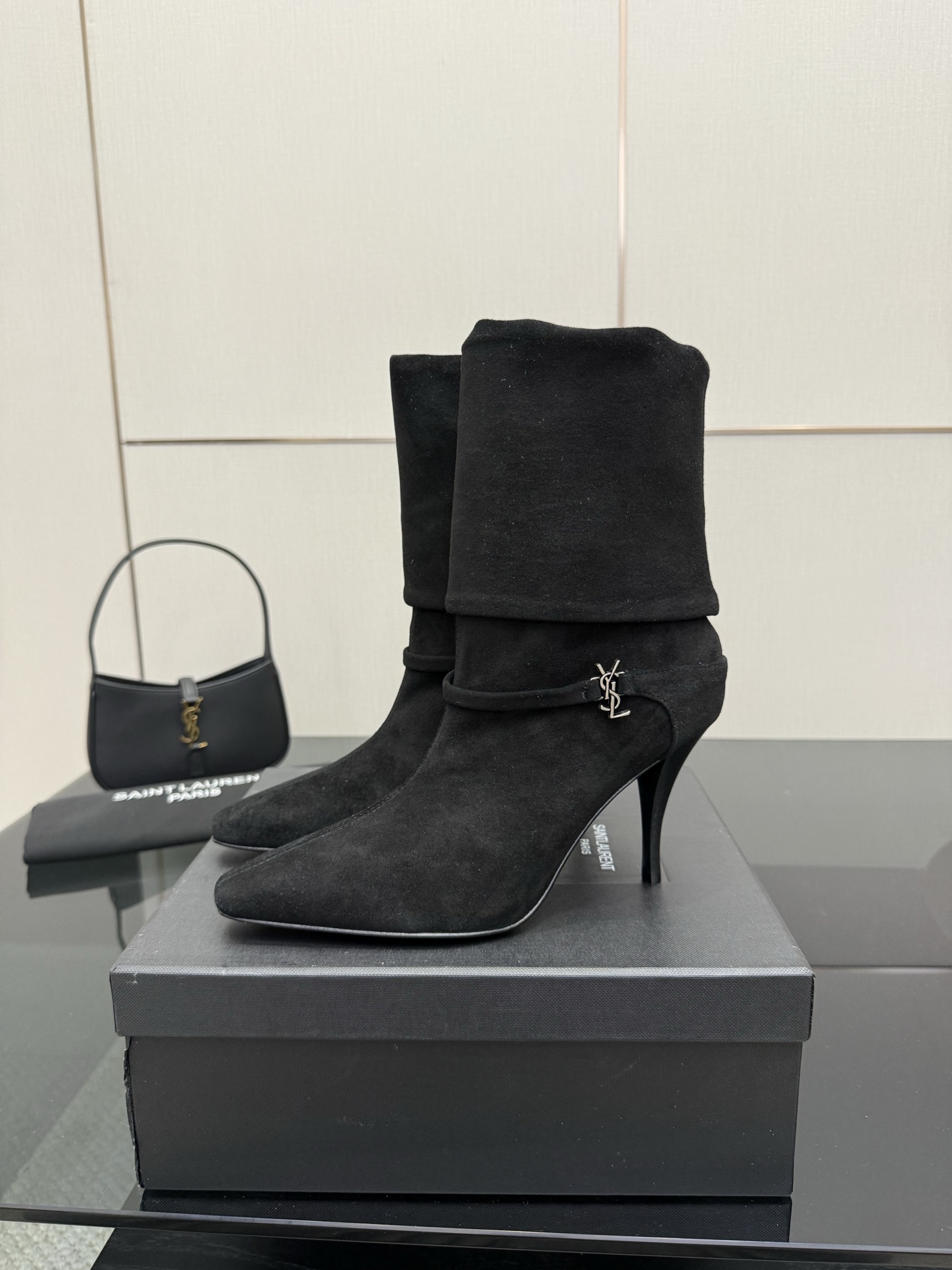 [TOP] Yves Saint Laurent YSL Ankle Boots Suede Leather - 3 Colors - 711 Luxury