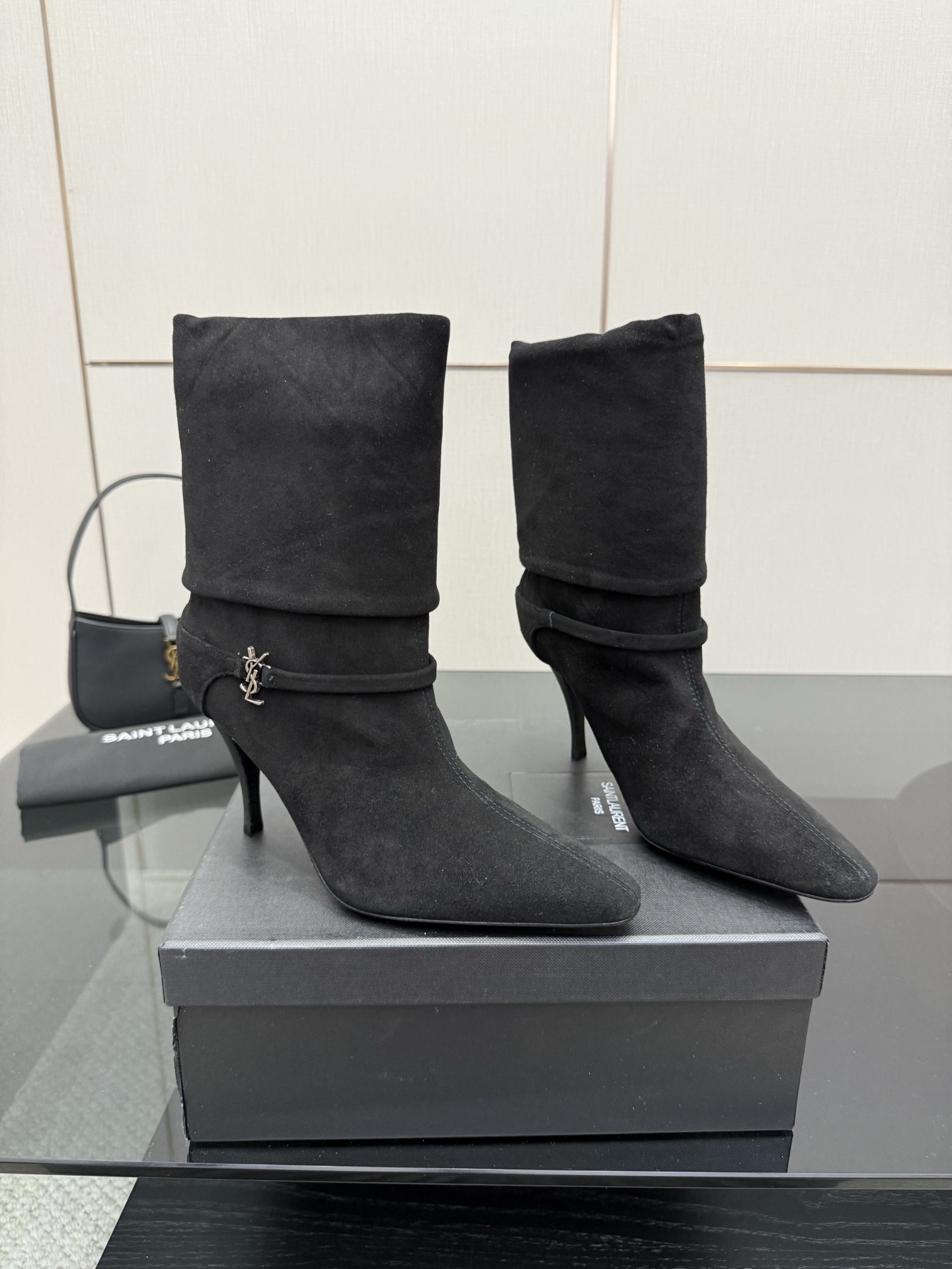 [TOP] Yves Saint Laurent YSL Ankle Boots Suede Leather - 3 Colors - 711 Luxury