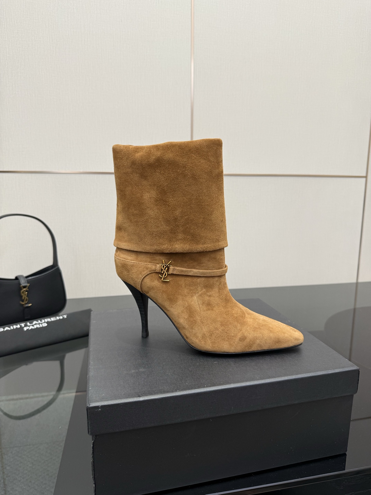 [TOP] Yves Saint Laurent YSL Ankle Boots Suede Leather - 3 Colors - 711 Luxury