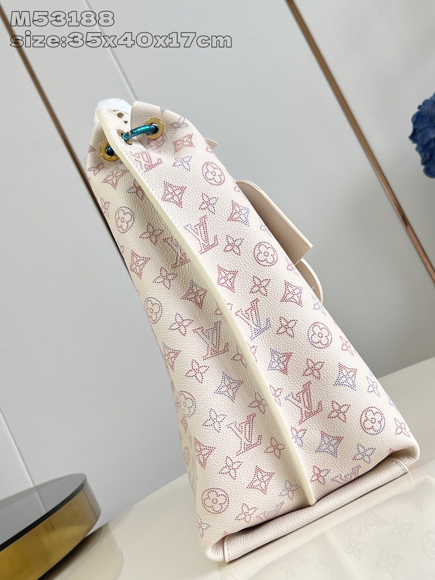 [TOP] Louis Vuitton LV Carmel Bag 35x40x17cm  - Beige
