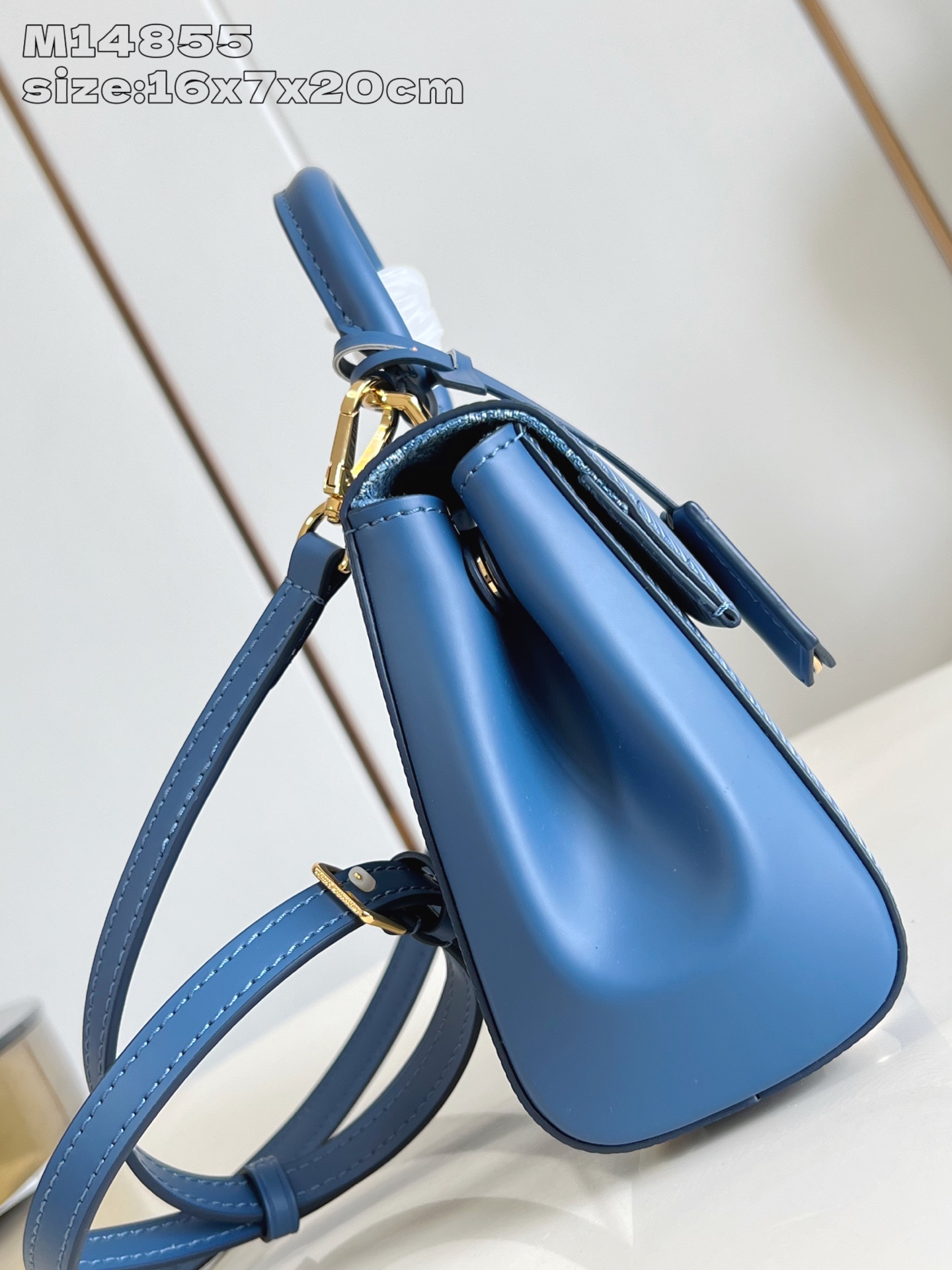 [TOP] Louis Vuitton LV Cluny Mini Handbag 20x16x7.5cm - Blue