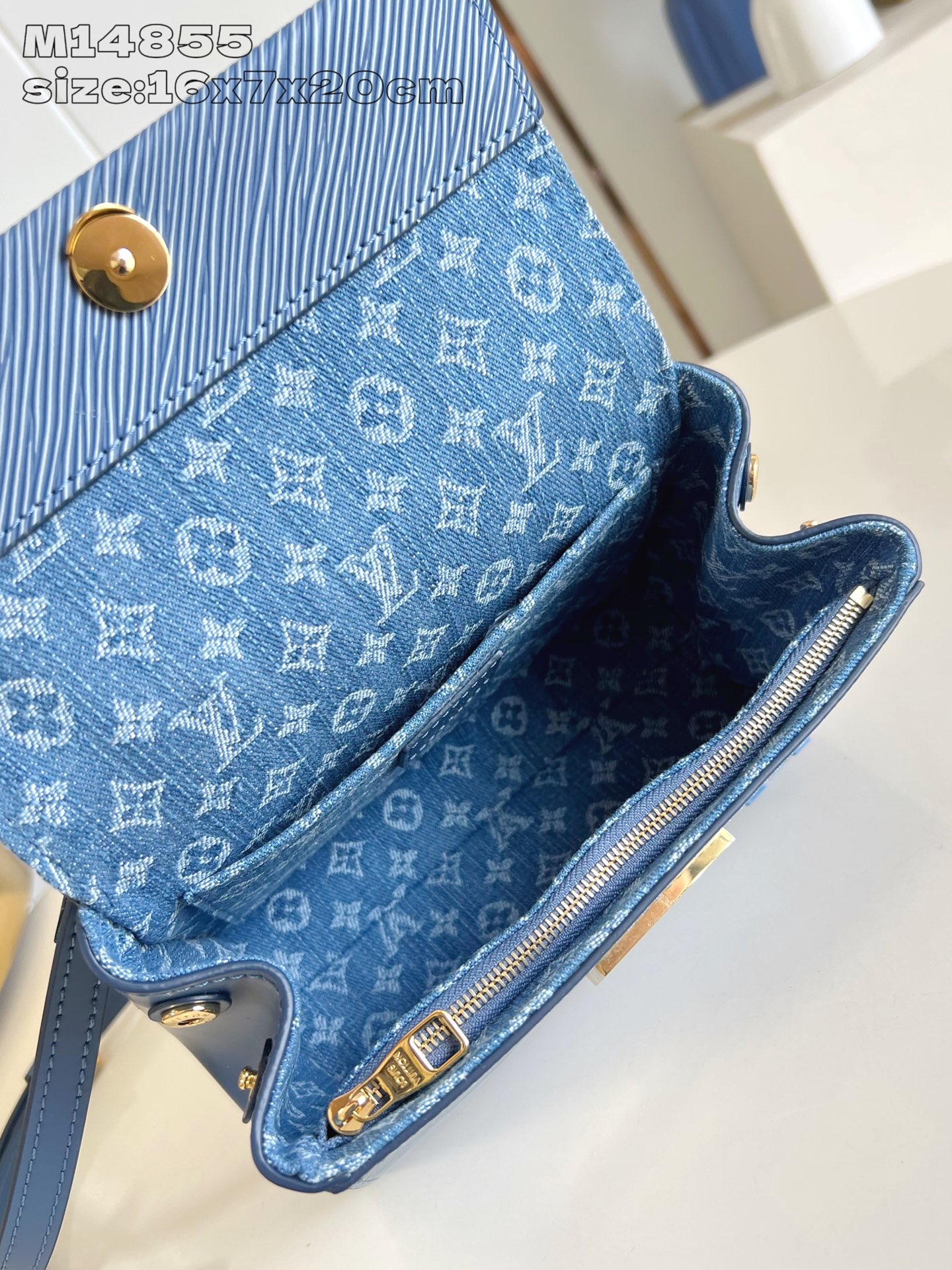 [TOP] Louis Vuitton LV Cluny Mini Handbag 20x16x7.5cm - Blue